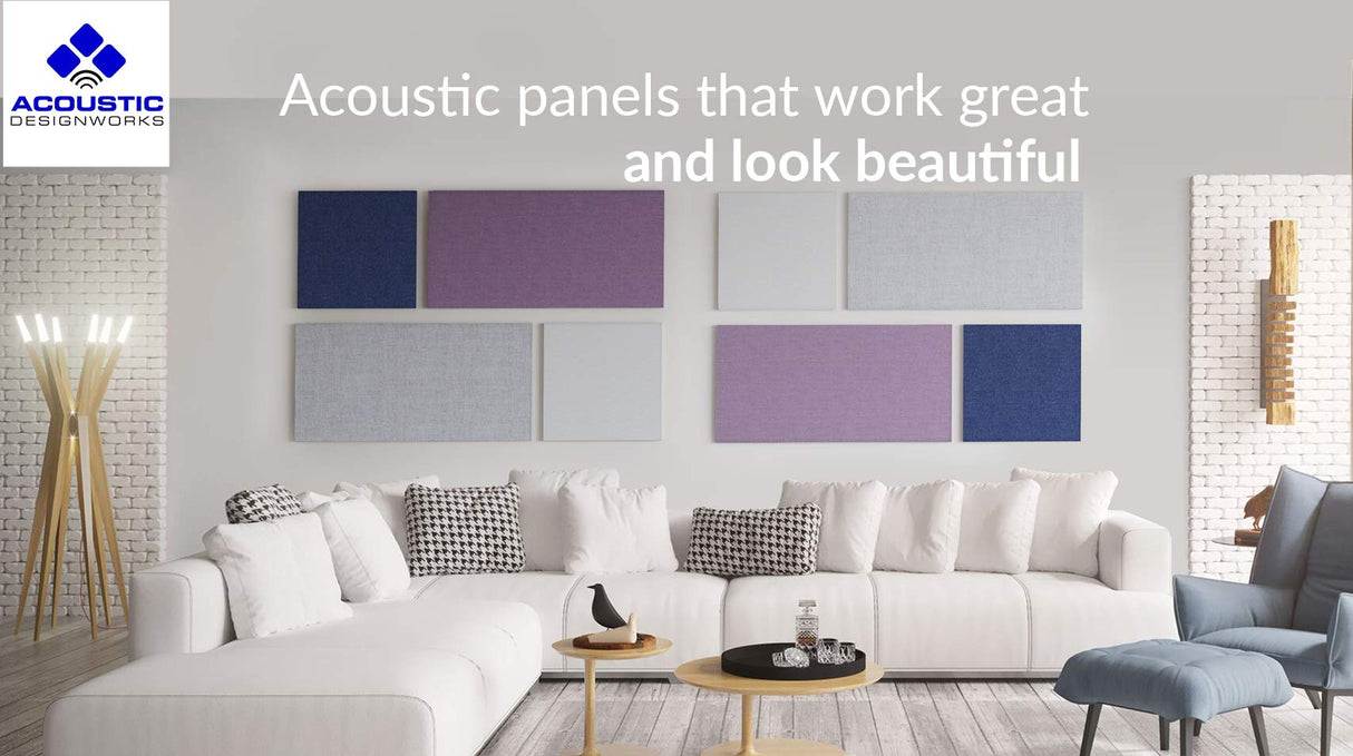 ADW Acoustic Panel Rectangle – 48” X 24” X 2” Acoustic Design Works