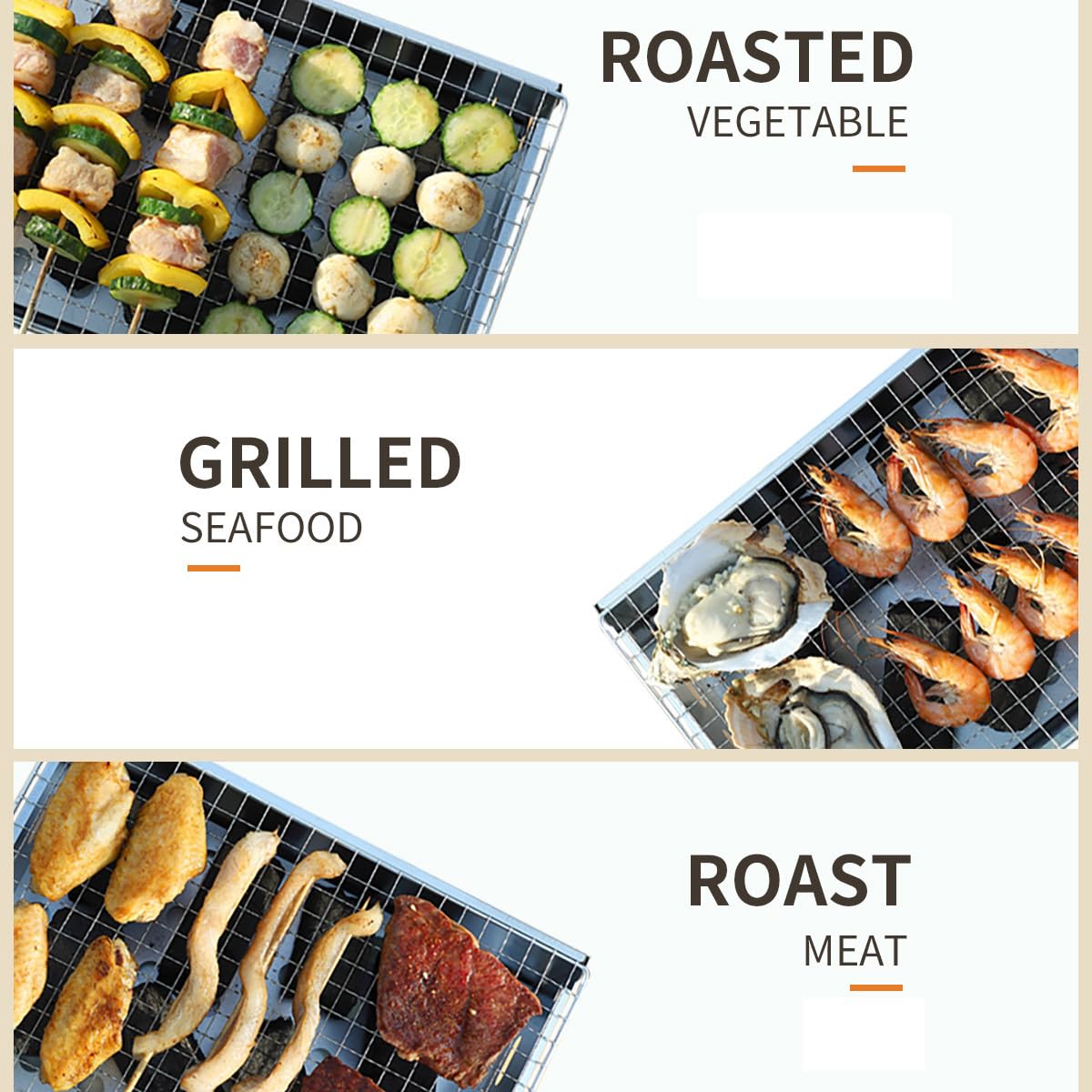 ortable Charcoal Grill - Compact and Lightweight BBQ Grill, Easy Assembly, Ideal for Camping, Tailgating, and Outdoor Cooking - Fits 2-4 People MRuanMeng