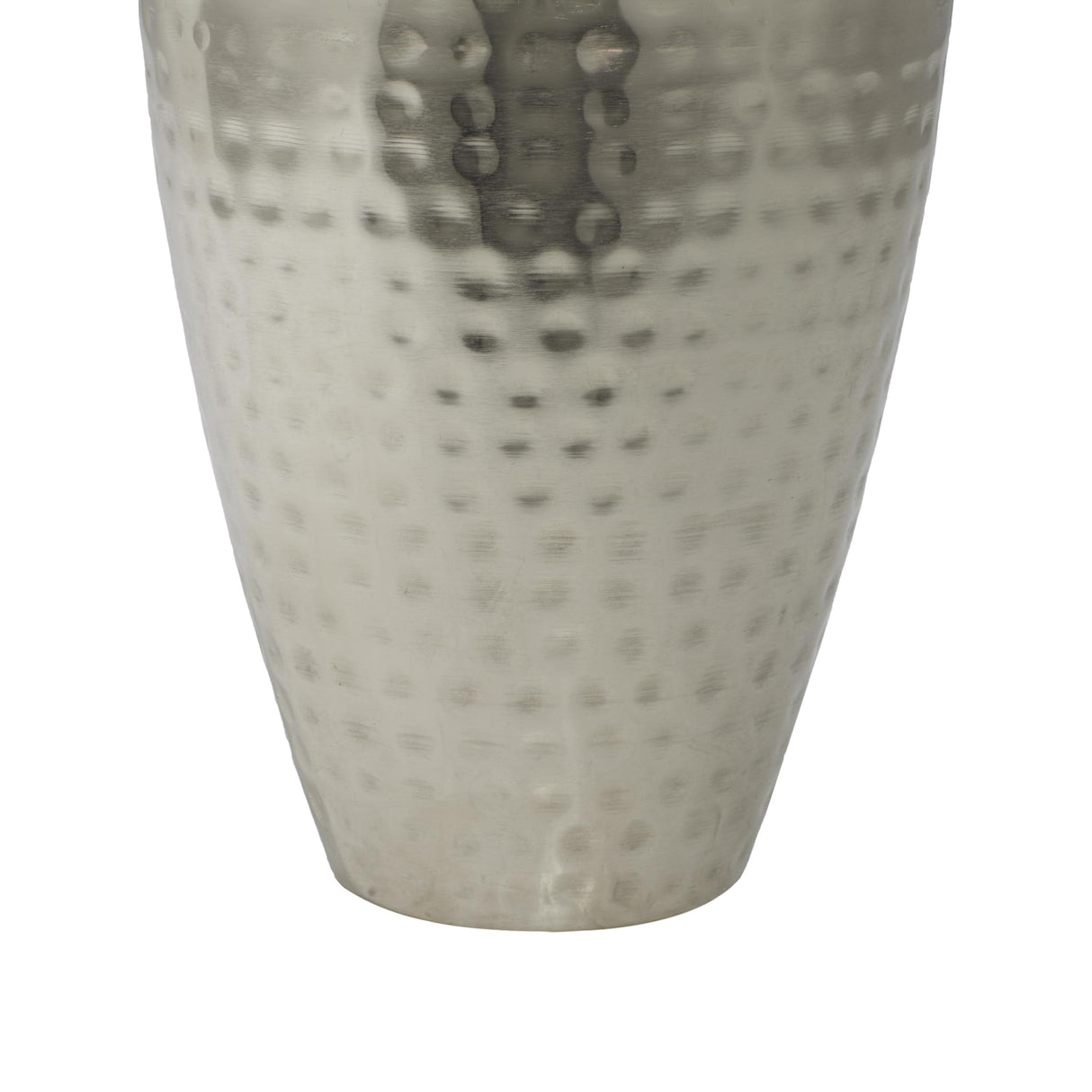 Deco 79 Metal Living Room Decorative Jars Decorative Container, Jar with Lid 7" x 7" x 16", Silver Deco 79