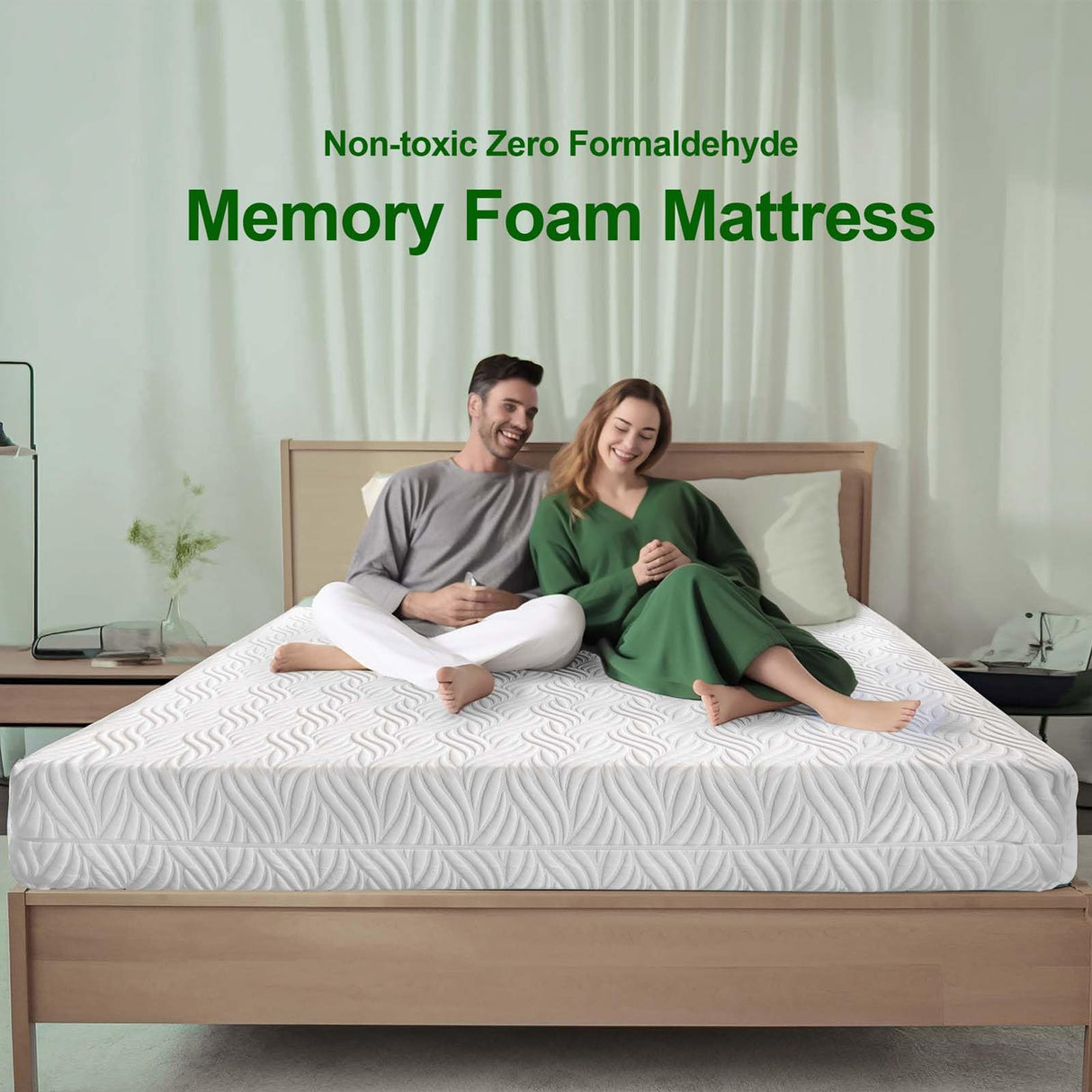 10 Inch King Memory Foam Mattress, Gel Foam Mattress with Breathable Cover, Bed in Box CertiPUR-US Certified, Covered Mattress Covered Mattress MTSVMP