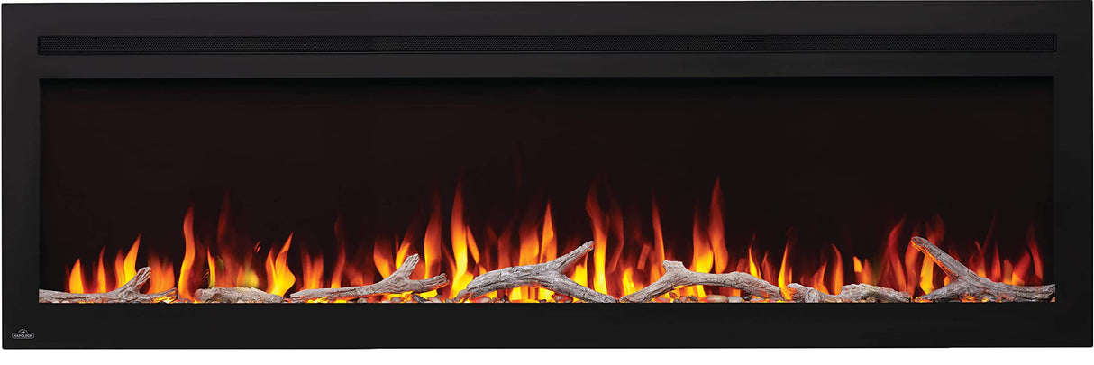 Napoleon Purview 72 inch Wall Mount Electric Fireplace - Black, NEFL72HI Napoleon