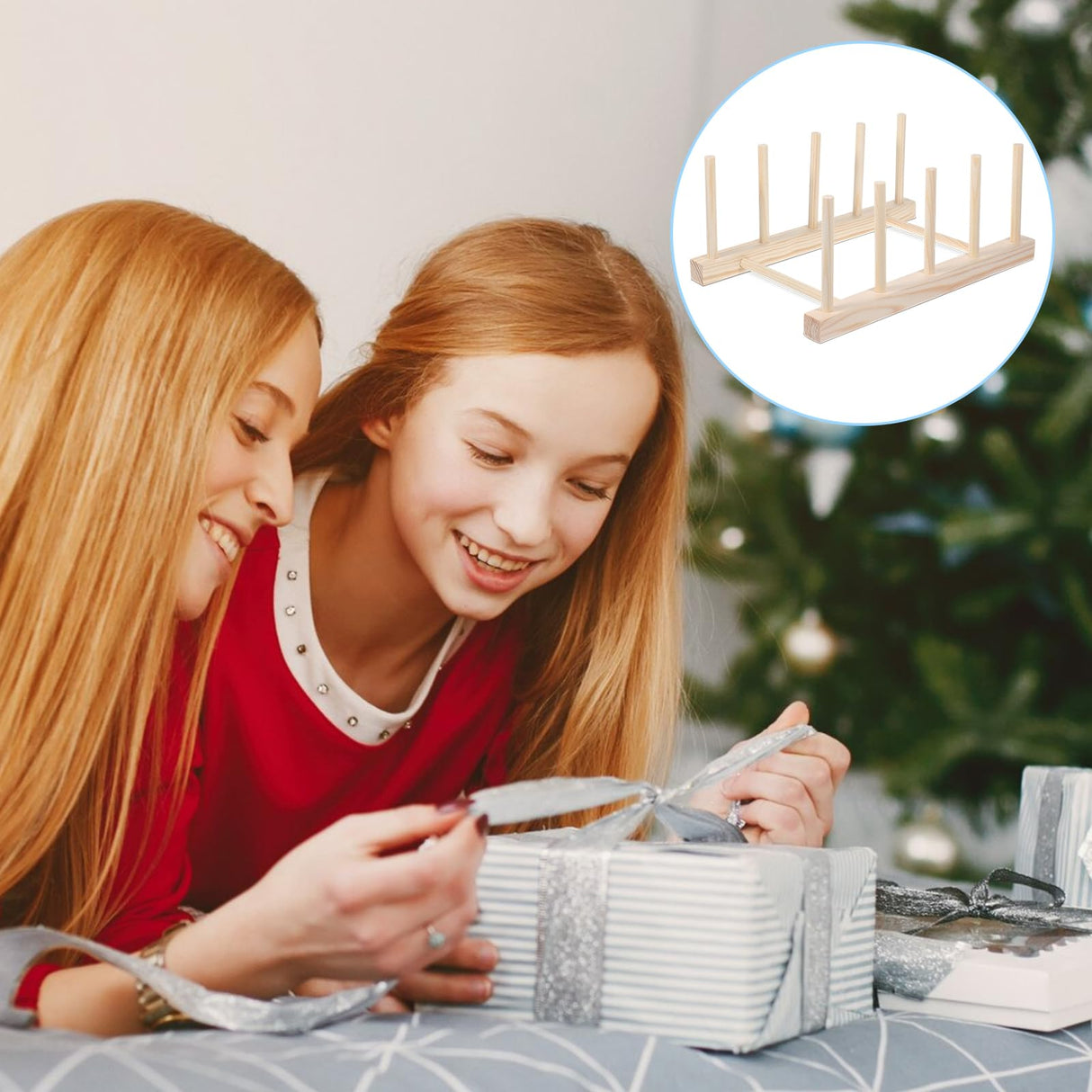 Wooden Puzzle Display Stand, Jigsaw Puzzle Holder Rack Wood Display Stand Craft Collection Storage Organizer Shelf for Adults Craft Collection Lovers Larrel