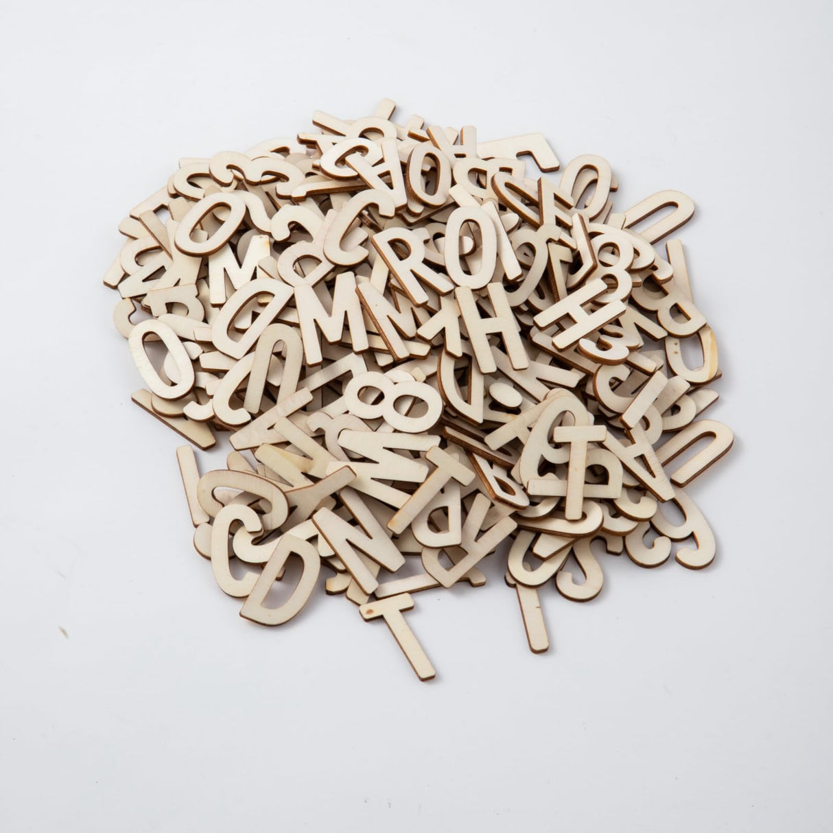 270 Pieces Wooden Letters 1.3in Crafts Unfinished Wood Letters with Numbers Small Wood Letters DIY Painting Art Home Decor Kids Spelling Learning Xhqsulsclac