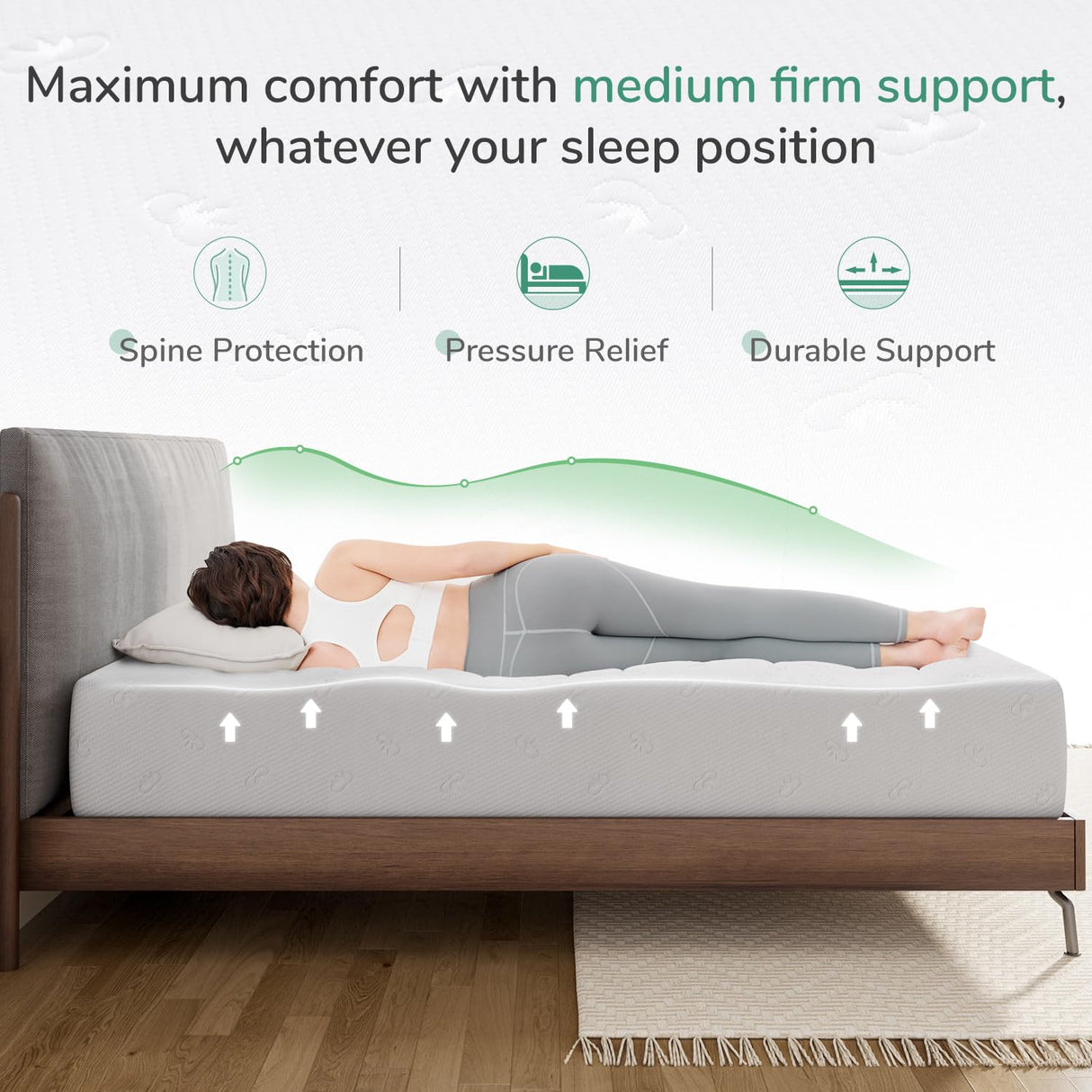Novilla Full Mattress, 10 Inch Memory Foam Mattress Full Size WithComfort Foam for Pressure Relief & Cool Fresh Sleep,Removable Washable Mattress Cover,Full Memory Foam Mattress Novilla