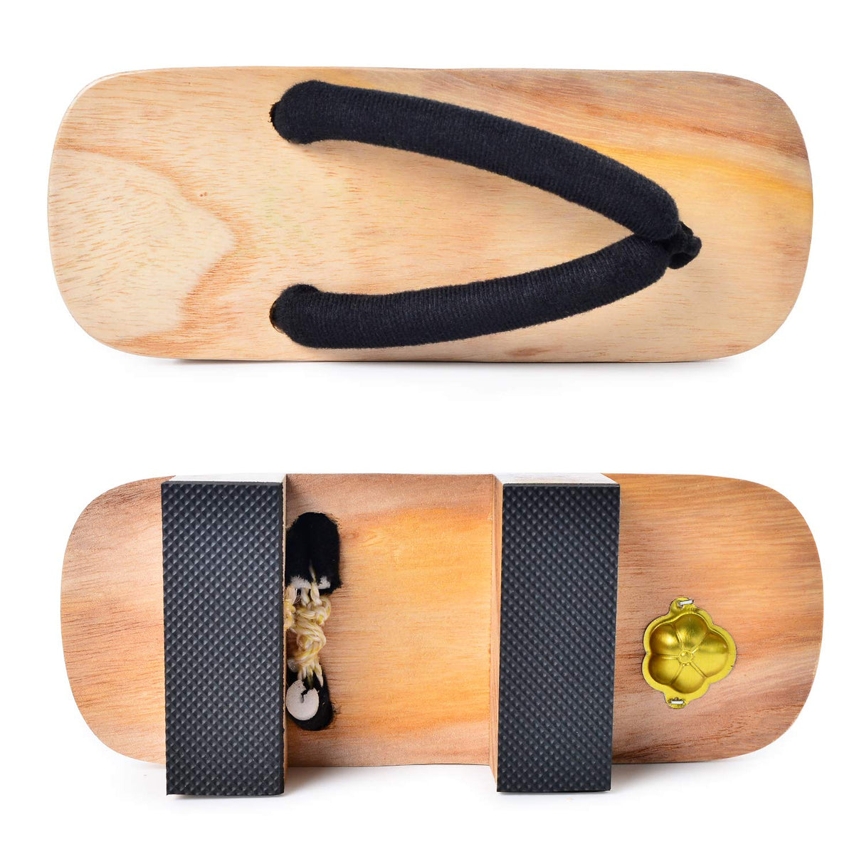 Japanese Wooden Clogs Sandals Japan Traditional Shoes Geta With Tabi Socks (US 8/25.5cm) Azumasun