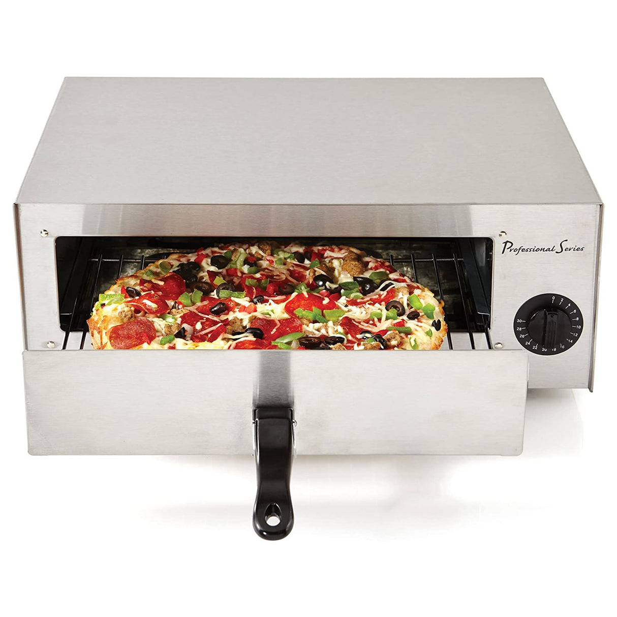 Professional Series PS75891 Pizza Oven Baker and Frozen Snack Oven, Stainless Steel Continental Electric