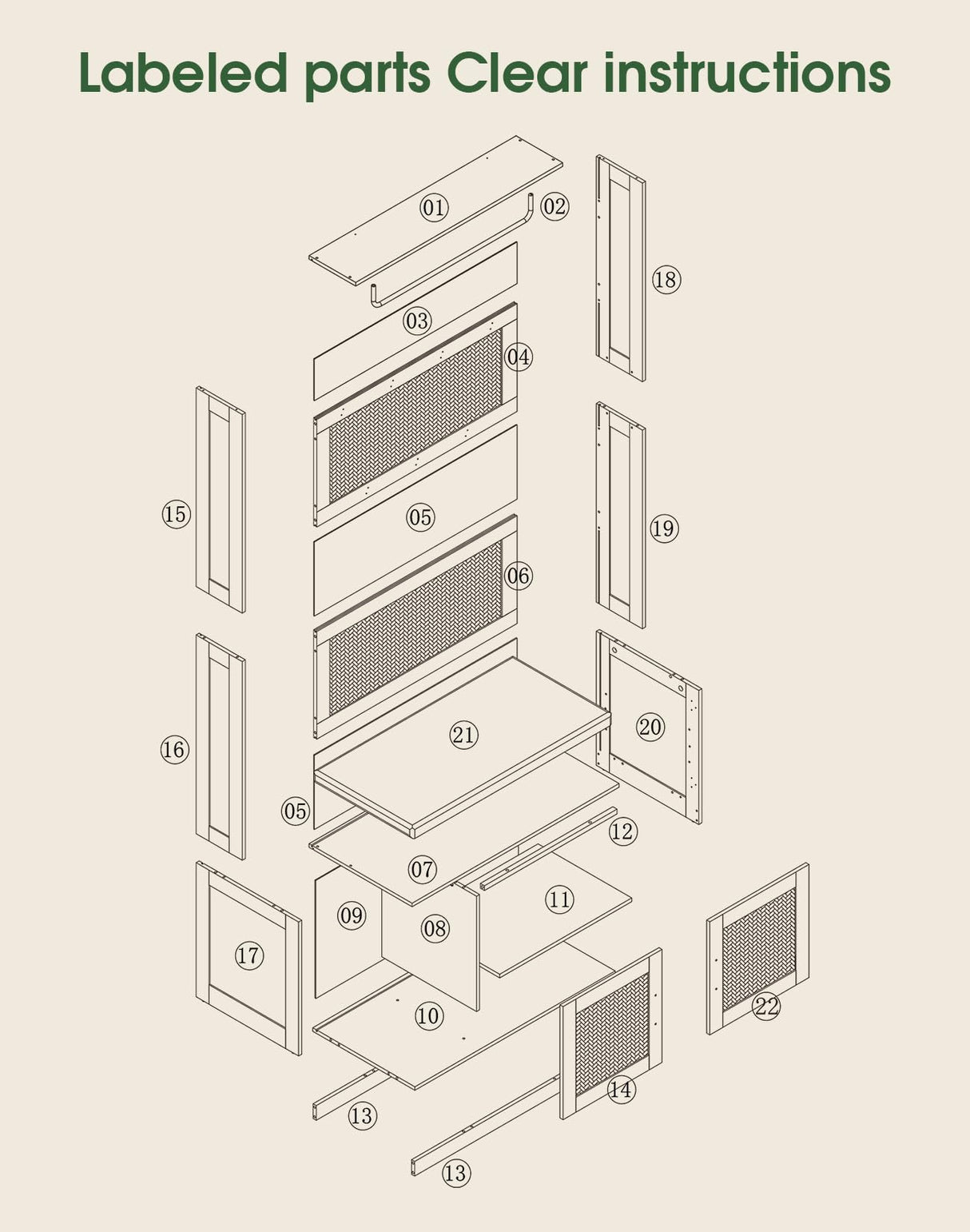 HOVANESTY Hall Tree with Bench and Shoe Storage, 5-in-1 Entryway Bench with Coat Rack, Padded Seat Cushion, 7 Tri-Hooks, Adjustable Shelf, Farmhouse Boho Furniture Organizer for Hallway, Rustic White HOVANESTY