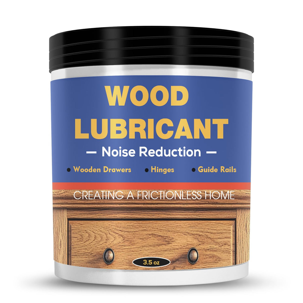 Wood Lubricant & Wood Wax - Multi-Purpose Paste Wax for Wood, Sliding Drawer & Door Hinge Lubricant, Drawer Wax - Restore & Maintain Wooden Slide, Loosen Drawer Slide -3.5Oz Qoddxx