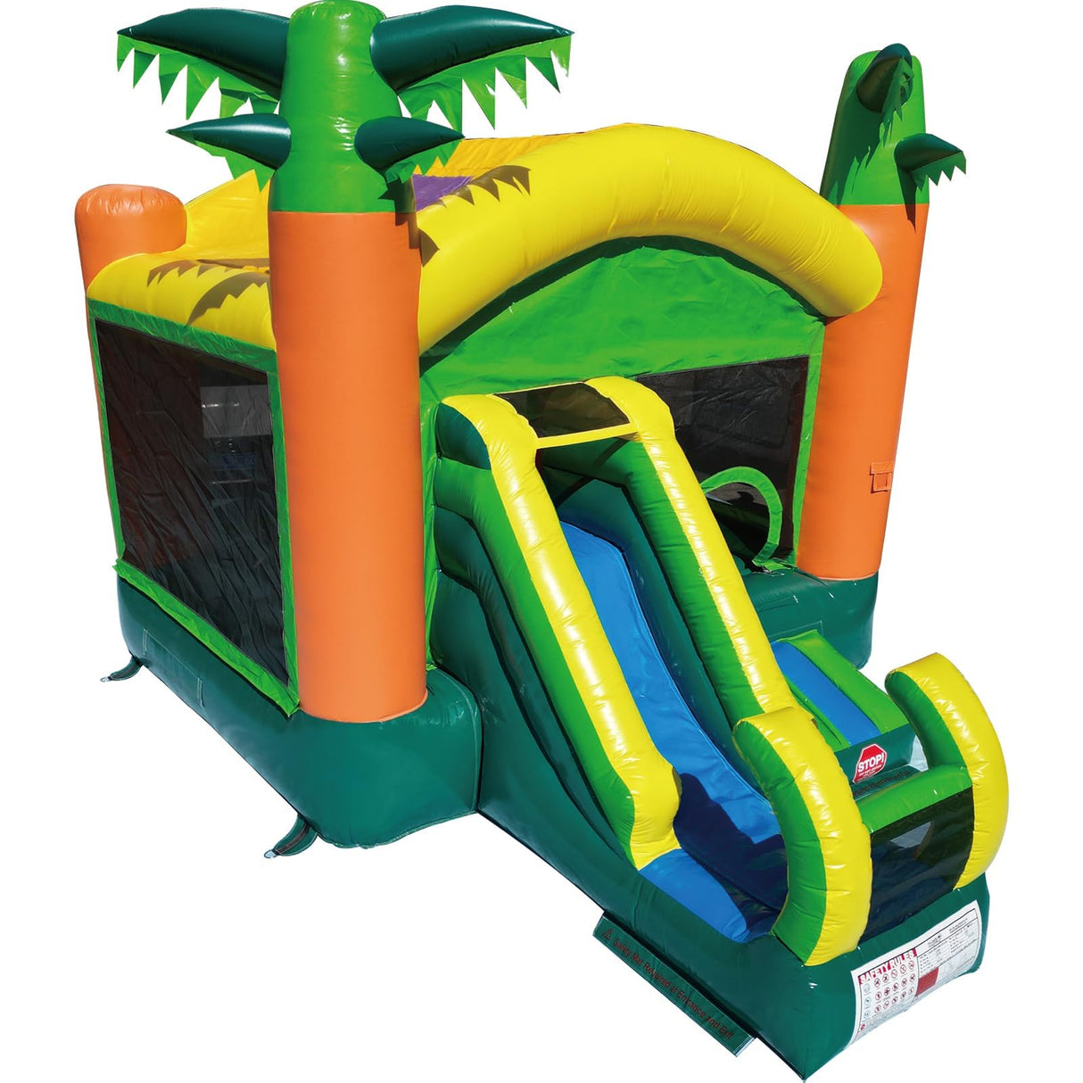 HapCap Inflatable Bounce House with Slide for Big Kids,Large Jumping Area,100% PVC Commercial Material,Setup Includes Blower,Birthday Party,Outdoor Large 17'x 13' x 12' Hapcap