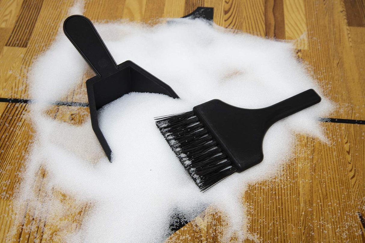 Shuffleboard Pucks with Shuffleboard Sand Set - 2 1/8 Shuffleboard Table Pucks with 2 Cans Shuffleboard Wax Medium Speed and Mini Brush and Dustpan Set YDDS