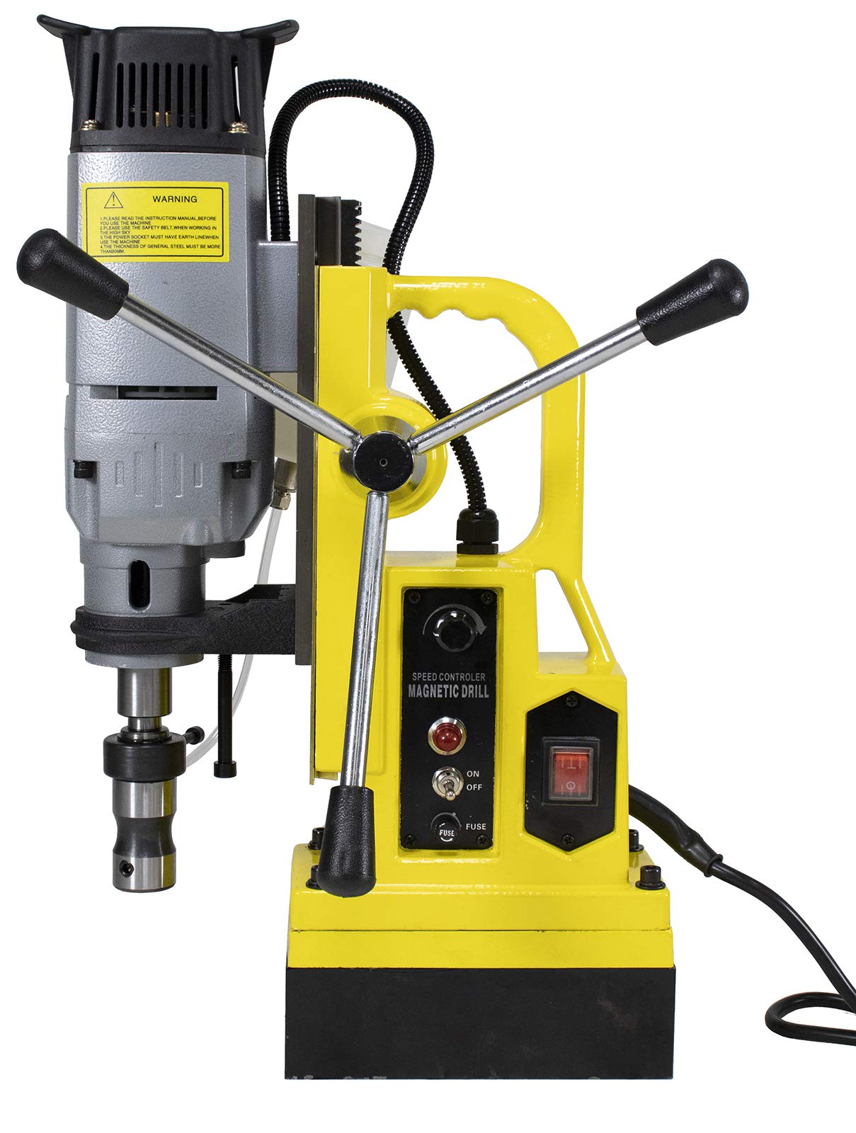 Steel Dragon Tools Magnetic Drill Press with 1-3/4 inch Boring Diameter & 2700 LBS Magnetic Force Steel Dragon Tools