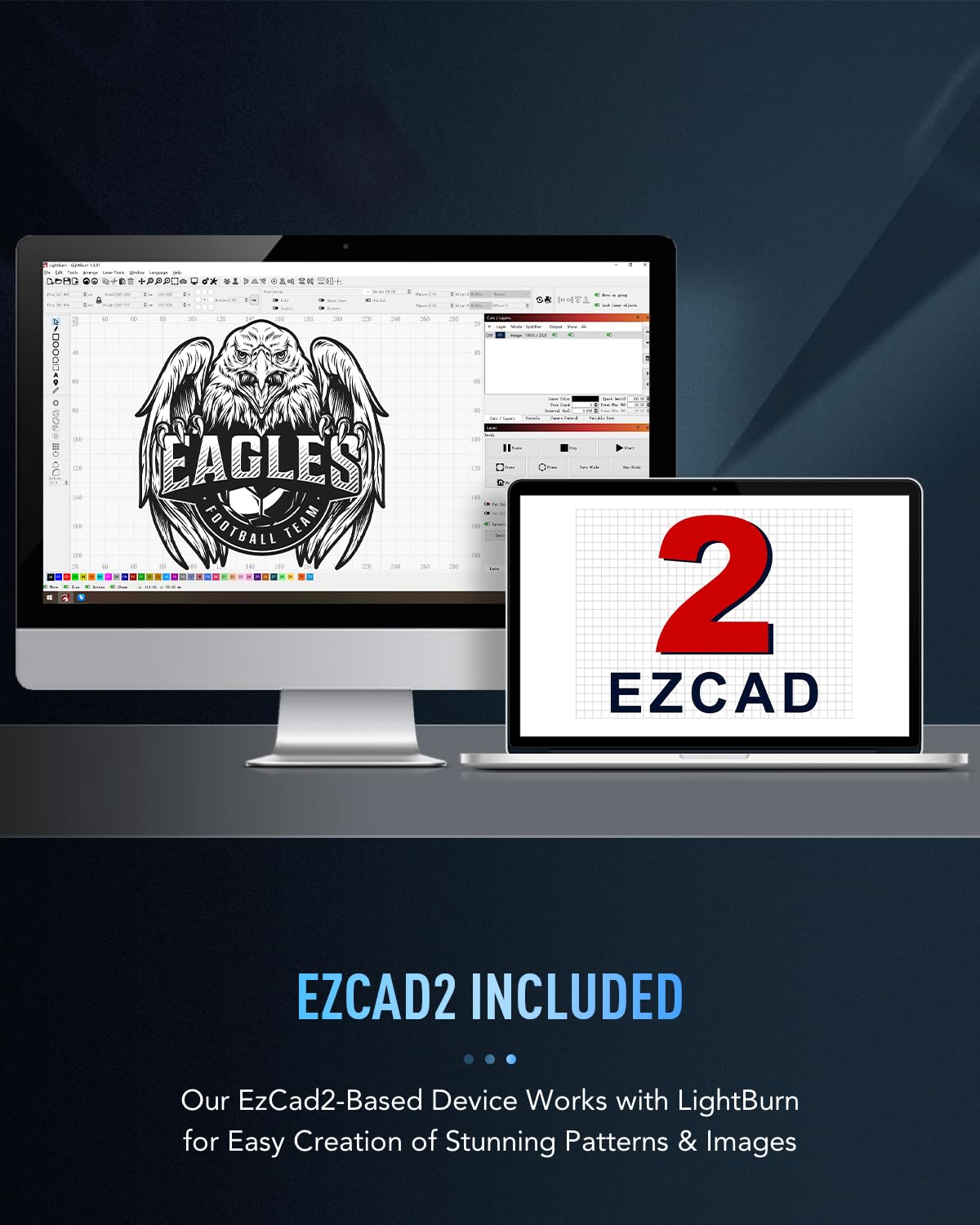 OMTech 30W Fiber Laser Engraver, LightBurn Compatible Laser Engraving Machine with Red Dot Pointer, 6.9x6.9 Solid State Laser Marking Etching Machine for Metal Aluminum Steel Gold Silver Jewelry OMTech