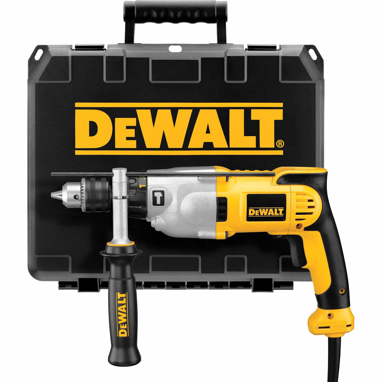 DEWALT Hammer Drill Kit, 1/2-Inch, 10-Amp, Pistol Grip (DWD520K ) DEWALT