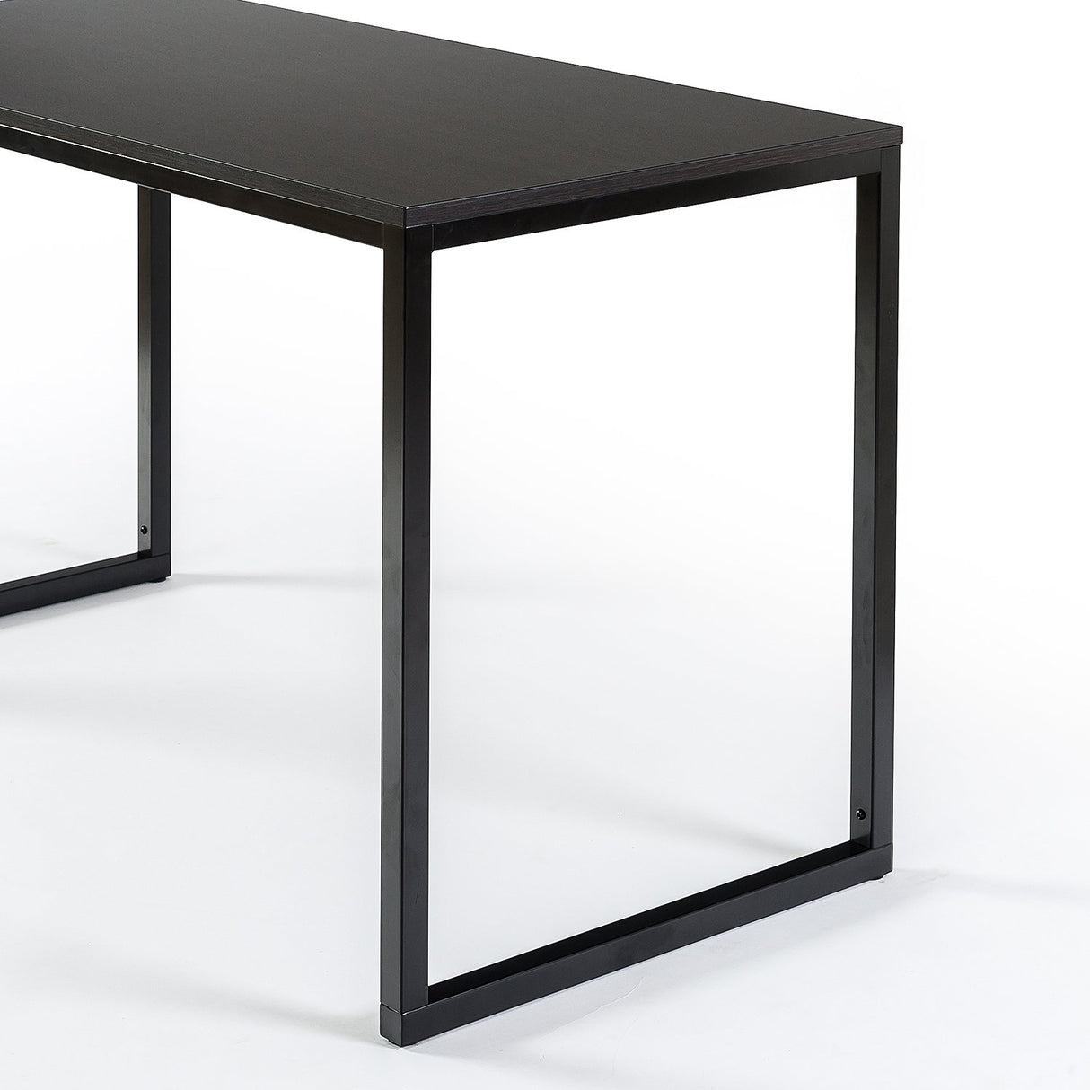 ZINUS Jennifer 47 Inch Black Frame, Computer Workstation, Office Desk, Easy Assembly, Deep Espresso Zinus