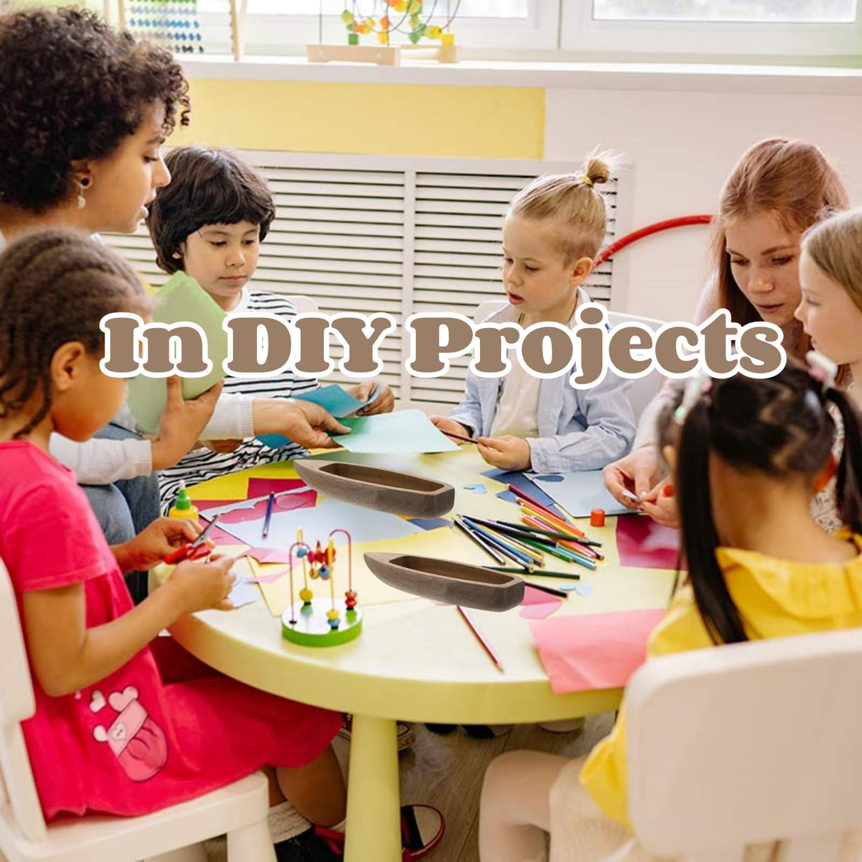 1 PCS Wooden Boat Unfinished Wood Boat Boat Decor Model Boat for DIY Projects and Home, Bathroom, Bedroom, Office Decorations Nanchroadly