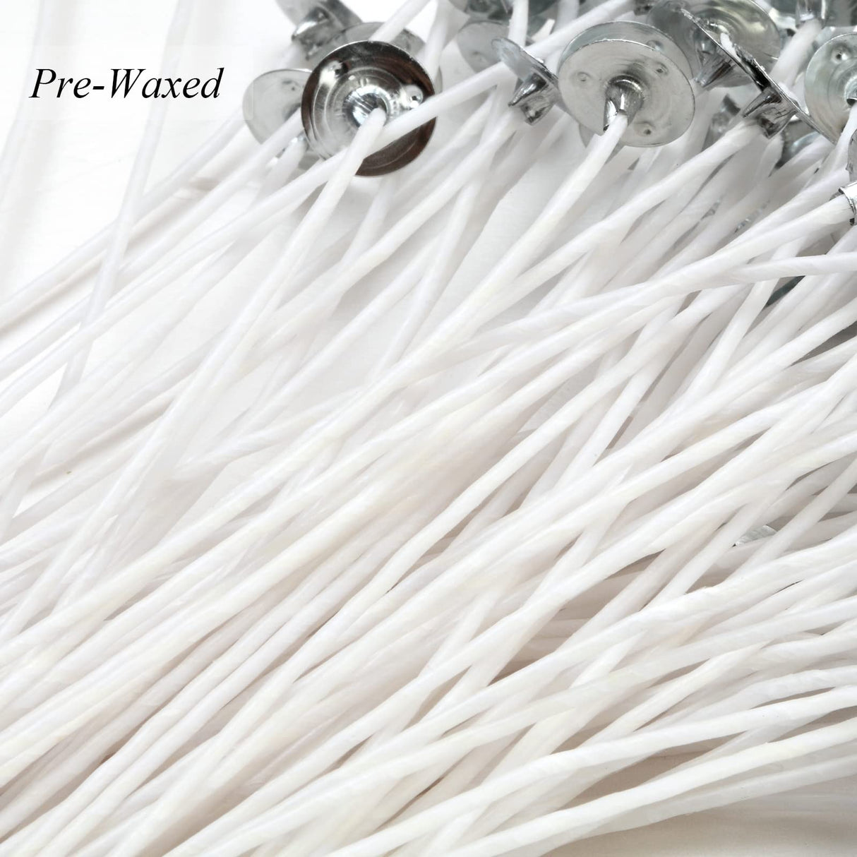 Candle Wicks,Candle Wicks for Candle Making,6 Inch 100 Piece DIY Pre-Waxed Cotton Wick with Tabs ZEPELOFFY