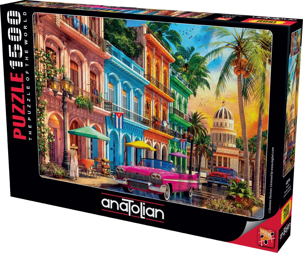 Anatolian Puzzle - Havana Sunset, 1500 Piece Puzzle, #4574 Anatolian
