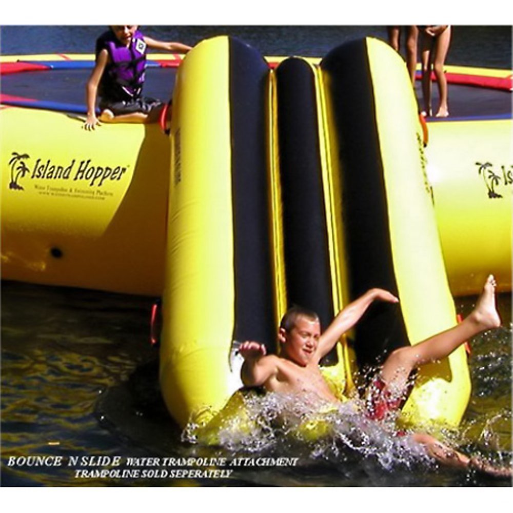 Island Hopper Bounce N Slide Water Trampoline Attachment Yellow - Slide Only Island Hopper