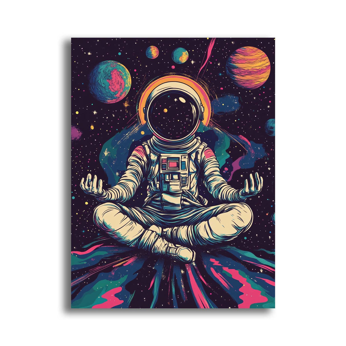 Yomiie 5D Astronaut Diamond Painting Kits for Adults, Paint with Diamonds Art Planet Universe DIY Full Round Drill Kits, Embroidery Rhinestone Diamond Crystal Craft Canvas Home Wall Decor 30x40 cm Yomiie