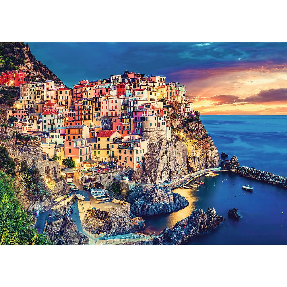Trefl Romantic Italian Sunset - 1000 Piece Jigsaw Puzzle 27"x19" DIY Puzzle, Creative Fun, Classic Puzzle for Adults and Children from 12 Years Old Trefl