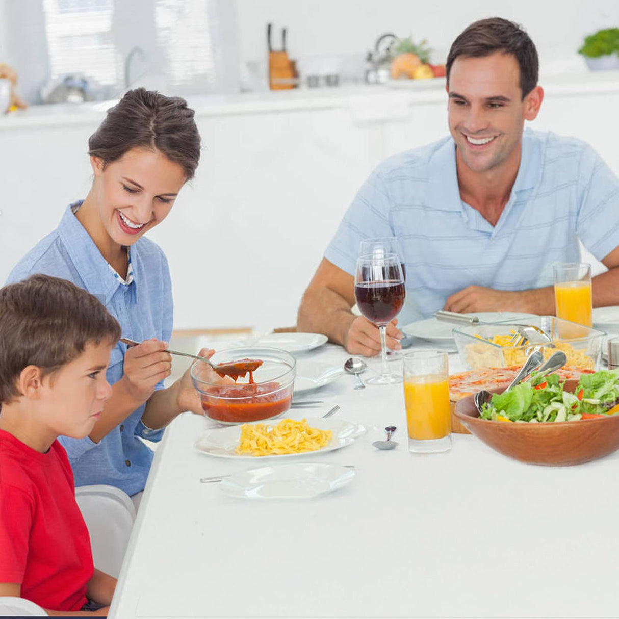 Gocamptoo Folding Table,4ft Indoor Outdoor Heavy Duty Portable Folding Square Plastic Dining Table w/Handle, Lock for Picnic, Party, Camping (4 FT) … Gocamptoo