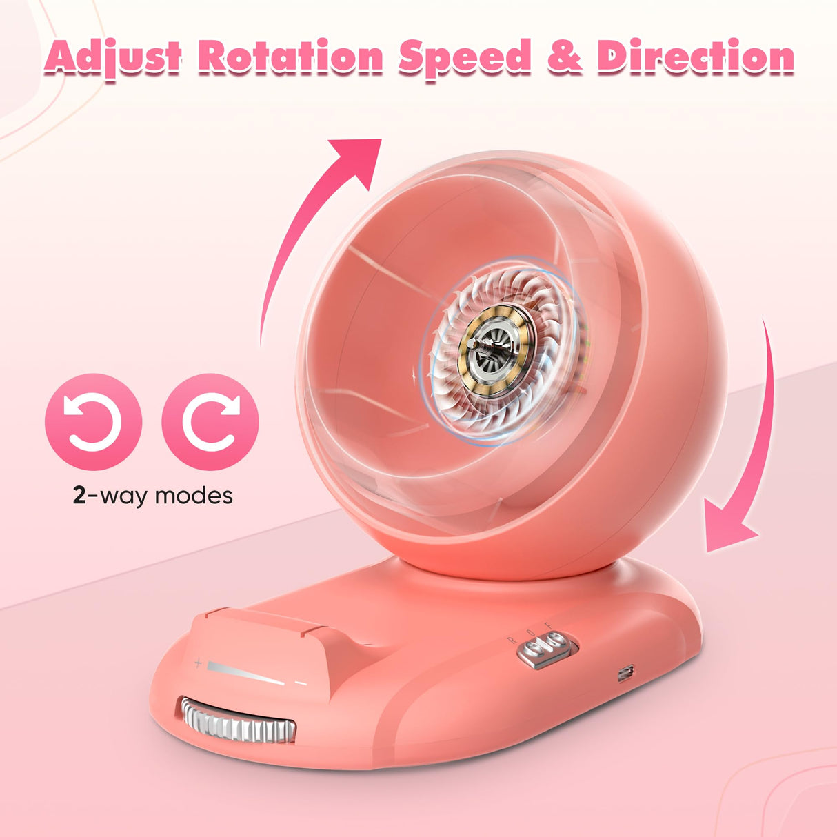 ETUDAW Bead Spinner, Rechargeable Electric Clay Bead Spinner Kit for Bracelet Making, Beginner 4500PCS Clay Beads Kit with Dual Needles and Adjustable Speed, Gift for Holidays, Birthdays (Pink) ETUDAW