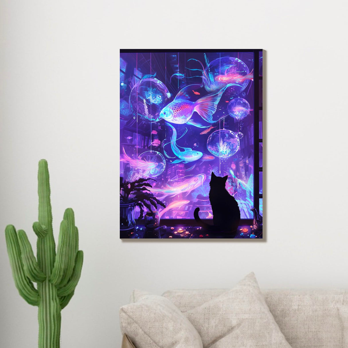 Muzagroo Art Diamond Paintings Kits for Adults Round Full Drill 5D Diamond Art Kits for Beginners Animals Diamond Art Paintings Gem Paintings Diamond Dot Kit 30x40cm(Fish Dream) Muzagroo Art