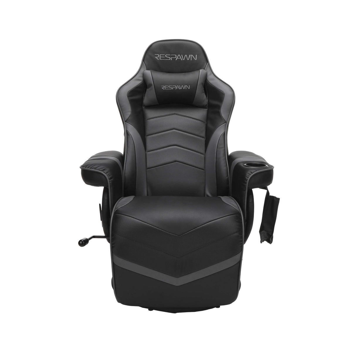 RESPAWN 900 Gaming Recliner - Video Games Console Recliner Chair, Computer Recliner, Adjustable Leg Rest and Recline, Recliner with Cupholder, Reclining Gaming Chair with Footrest - Gray RESPAWN