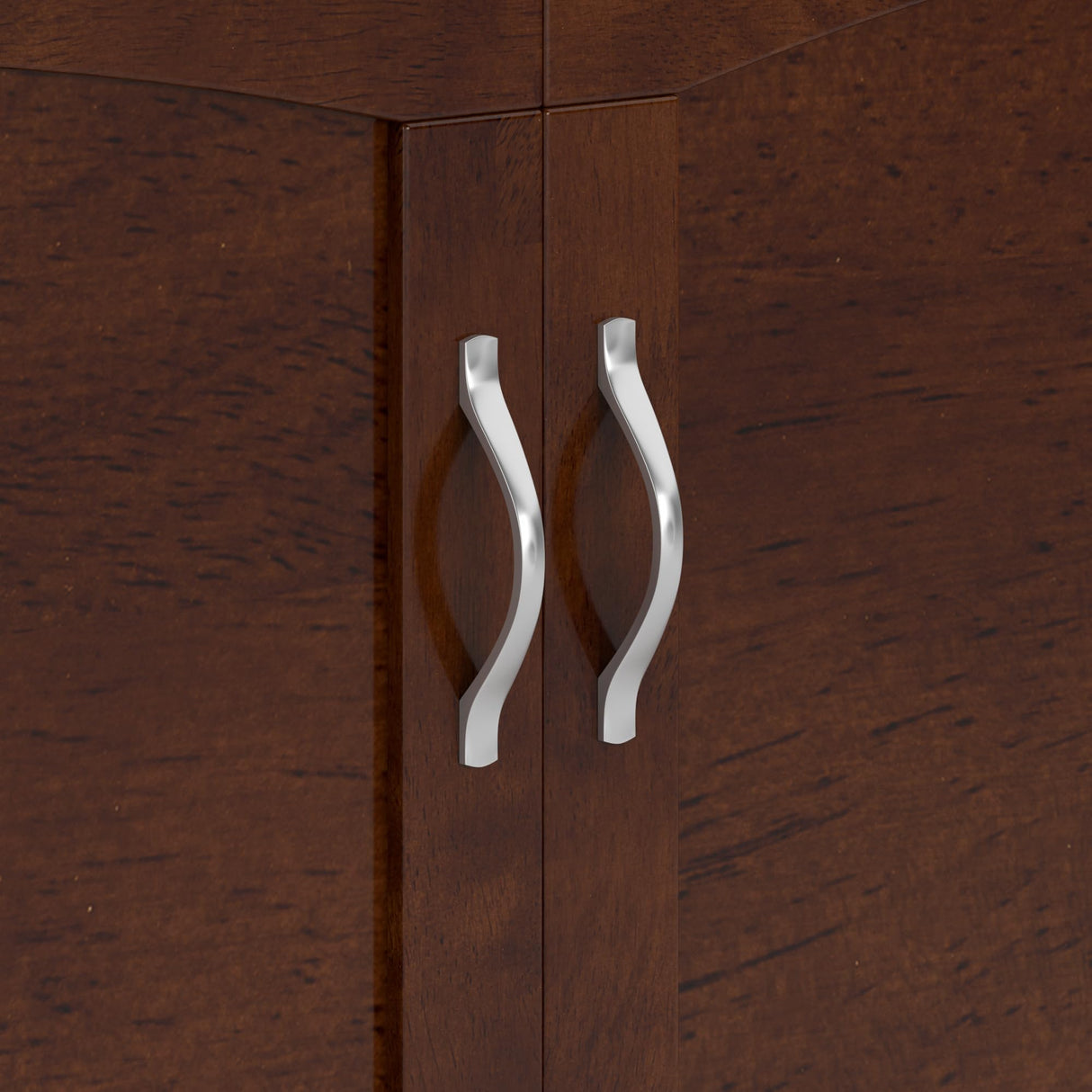 AFI, Marion Queen Wood Murphy Bed Chest with 6" Mattress, Storage Drawer, & Built-in Charger, Walnut AFI