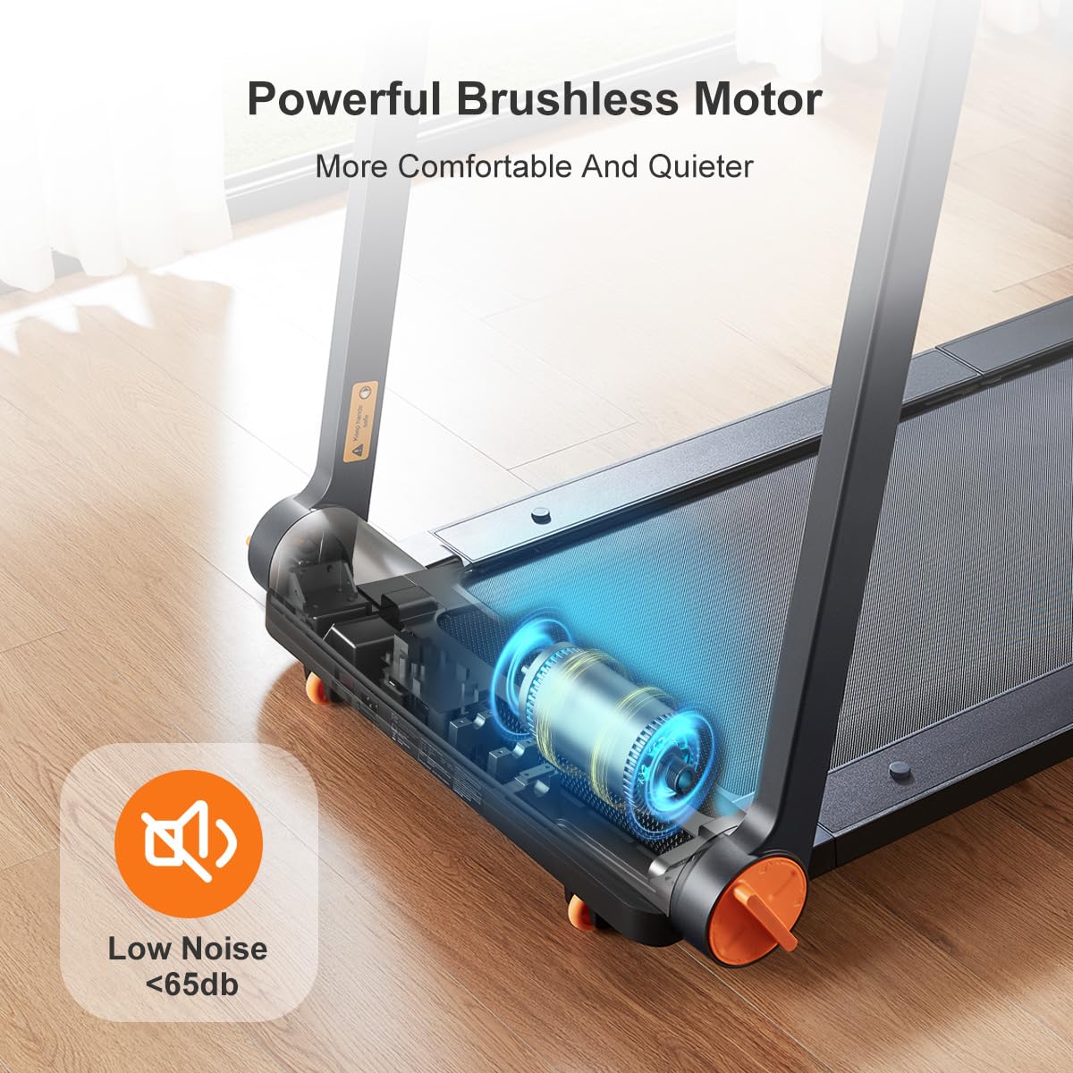 WALKINGPAD MC11 Folding Treadmill 2 in 1 Walking Pad Under Desk Foldable Walking and Running Treadmills for Office and Home No Installation Required 1-7.5mph WALKINGPAD