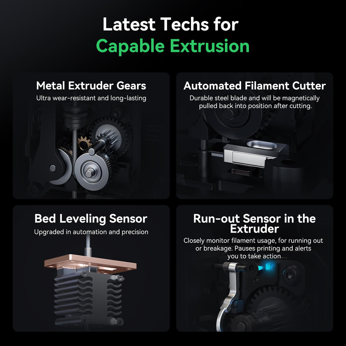 Creality Hi Combo 3D Printer, Multi Color 3D Printer with CFS, 500mm/s High Speed Auto-Leveling Automatic Filament Reading Clog-Free Extruder 95% Pre-Assemble All-Metal Body 10.24×10.24×11.81inch Creality