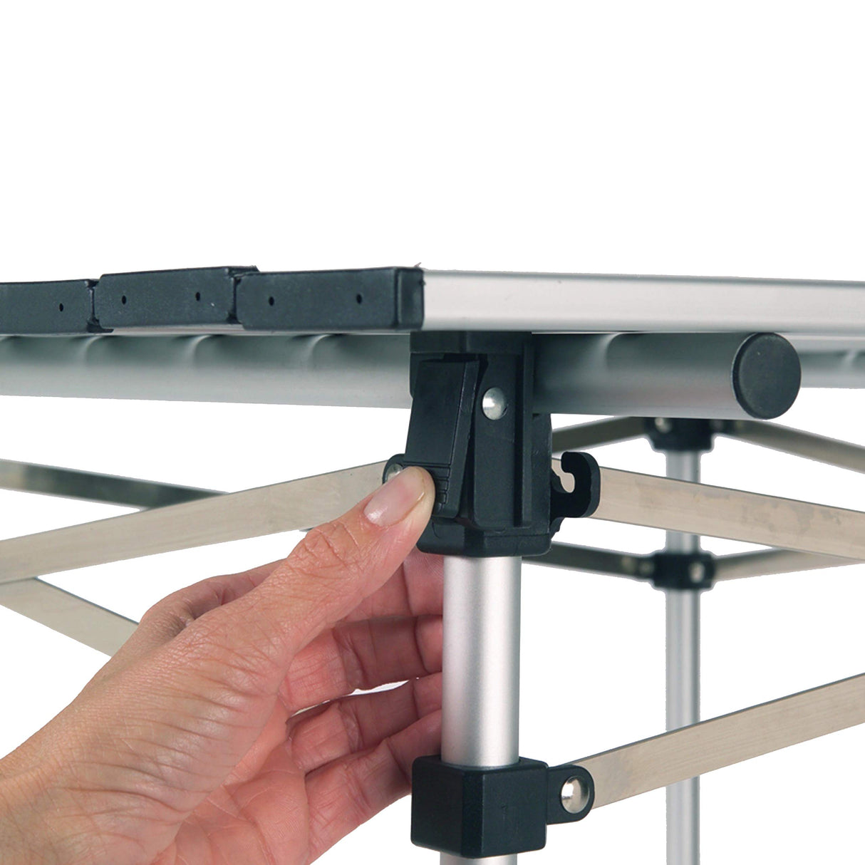 Coleman Outdoor Compact Folding Table, Sturdy Aluminum Camping Table with Snap-Together Design, Seats 4 & Carry Bag Included; Great for Camping, Tailgating, Grilling, & More Coleman