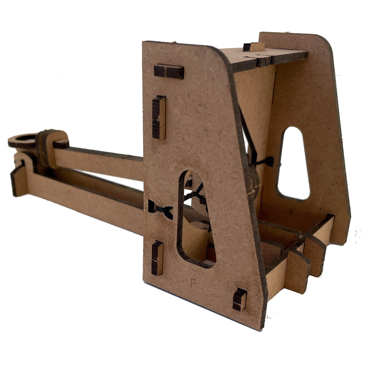 Wooden Catapult Kit - Medieval Toy Catapult Wood - STEM Catapult kit – snap Together Desk Sized Catapult Toy – boy Toys – Science kit – STEM Toys – Educational Toy - Birthday Gift ABONG