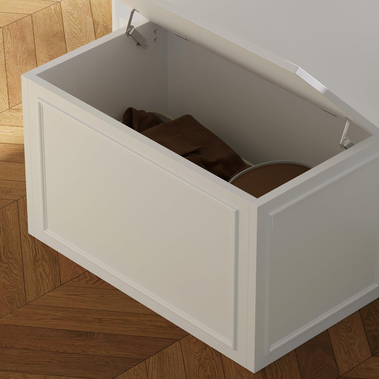 TAMUNE Armoire Bedroom Wardrobe Closet Island with 12 Drawers & Flip Door, Walk in Closet Island with Storage Bench, Islands Dresser for Bedroom Cloakroom White (61.9”W x 27.6”D x 32.6”H) TAMUNE