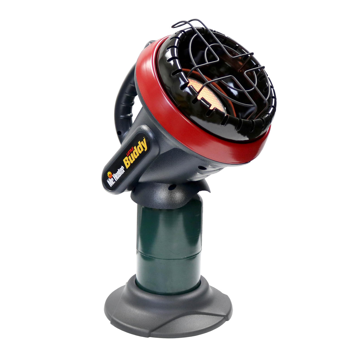 Mr. Heater F215100 MH4B Little Buddy 3800-BTU Indoor Safe Propane Heater, Medium , Black/Red Mr. Heater