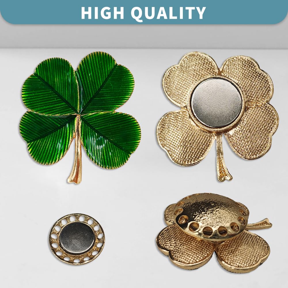 Magnetic Needle Minder Magnet Embroidery Accessories and Supplies Embroidery Needle Holder Cross Stitch Holder Needlework Supplies (FourLeaf) seminhoof