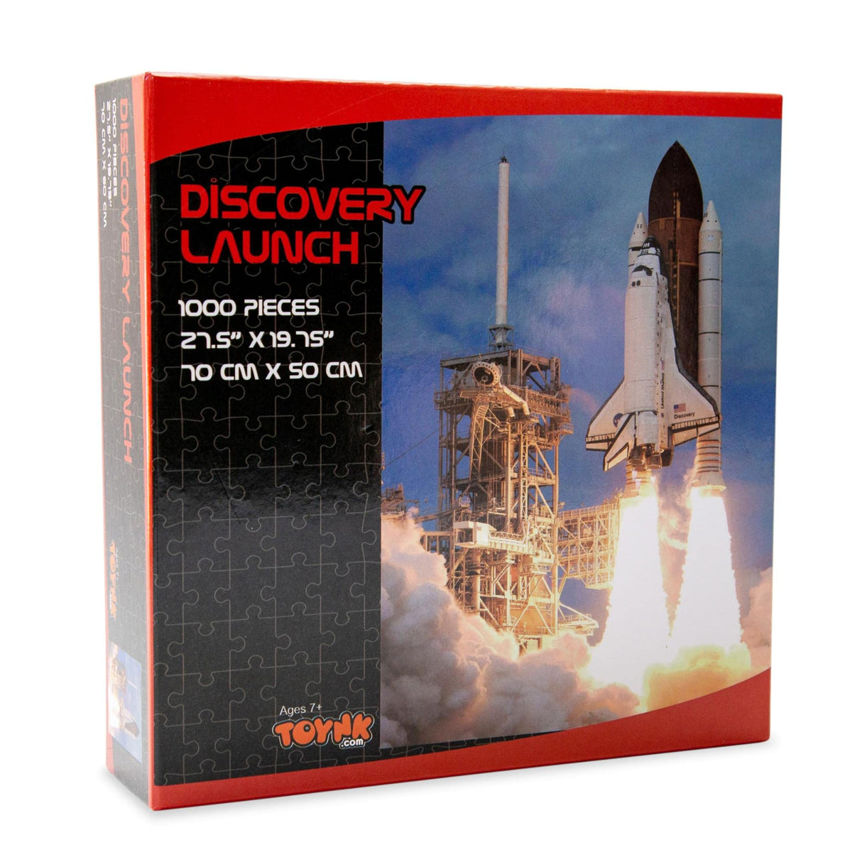 Discovery Launch NASA Space Shuttle 1000 Piece Jigsaw Puzzle For Adults And Kids | Challenging Interactive Brain Teaser for Family Game Night | 29 x 20 Inches Toynk