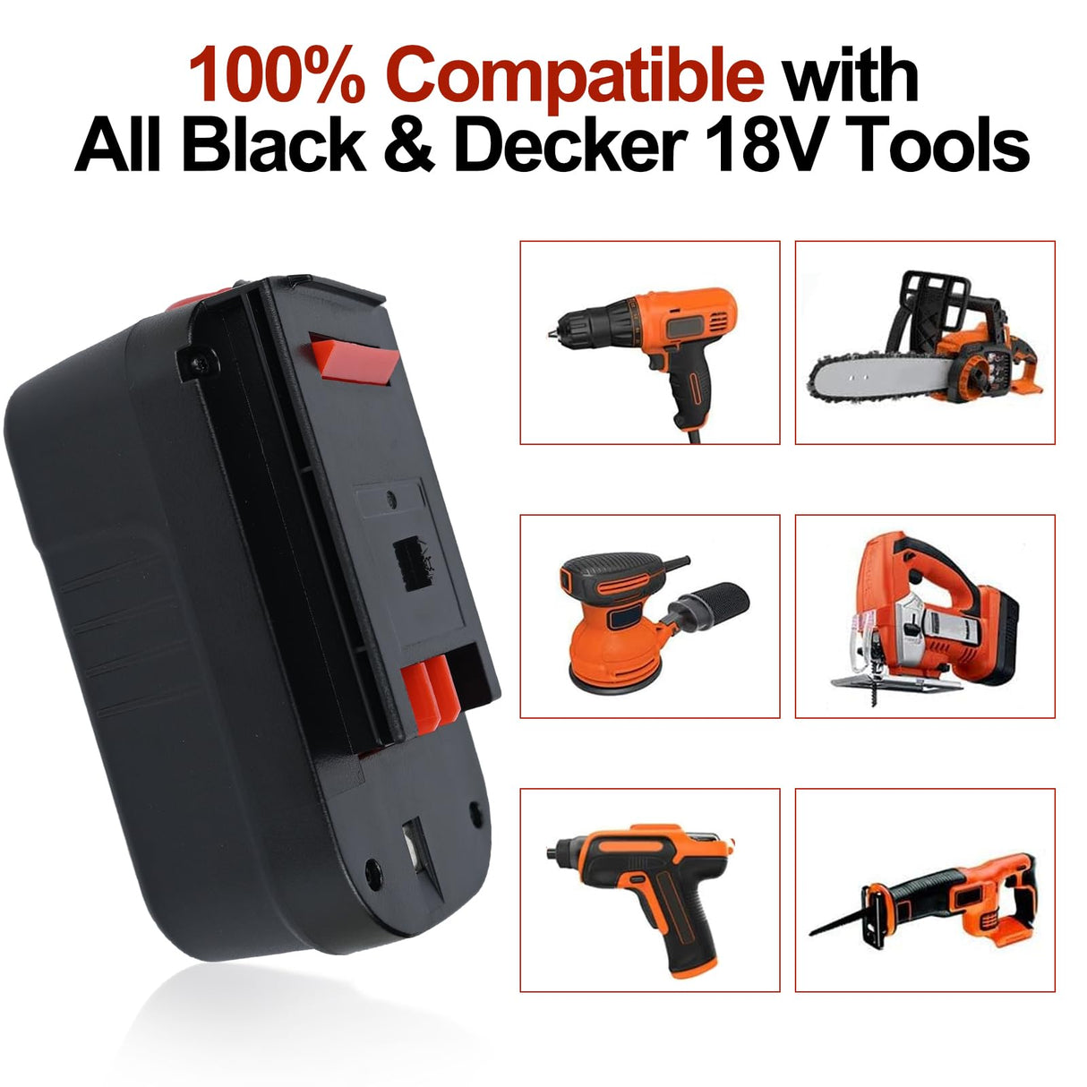 Xeanerol 18V 7.0Ah HPB18 Lithium Battery Replacement for Black and Decker 18V Battery 244760-00 HPB18 Battery A1718 A18 A18E A18NH HPB18-OPE FS180BX FS18BX FS18FL FSB18 Firestorm 18V Battery Xeanerol