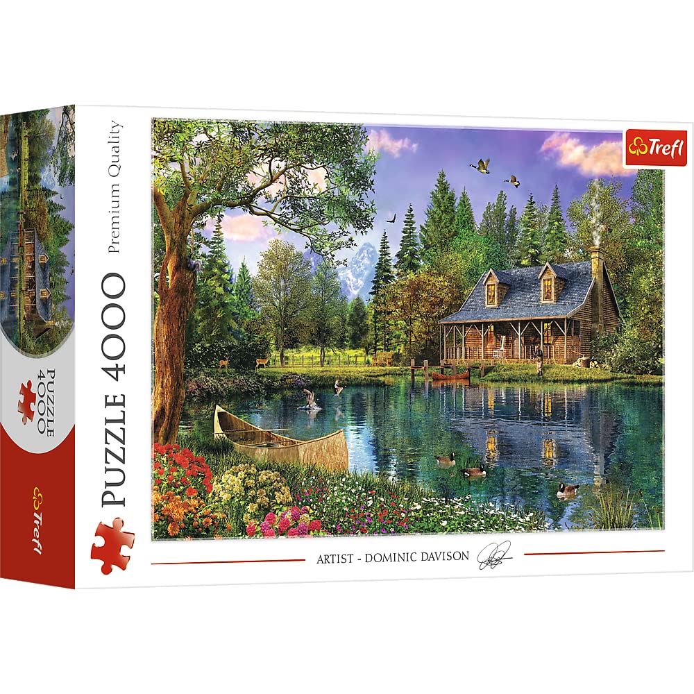 Trefl Afternoon Idyll 4000 Piece Jigsaw Puzzle Red 54"x38" Trefl