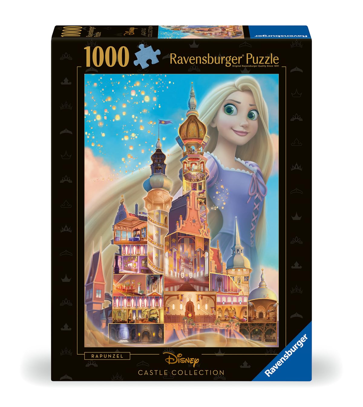 Ravensburger Disney Castle Collection: Rapunzel 1000 Piece Jigsaw Puzzle for Adults - 12000264 - Handcrafted Tooling, Made in Germany, Every Piece Fits Together Perfectly Ravensburger