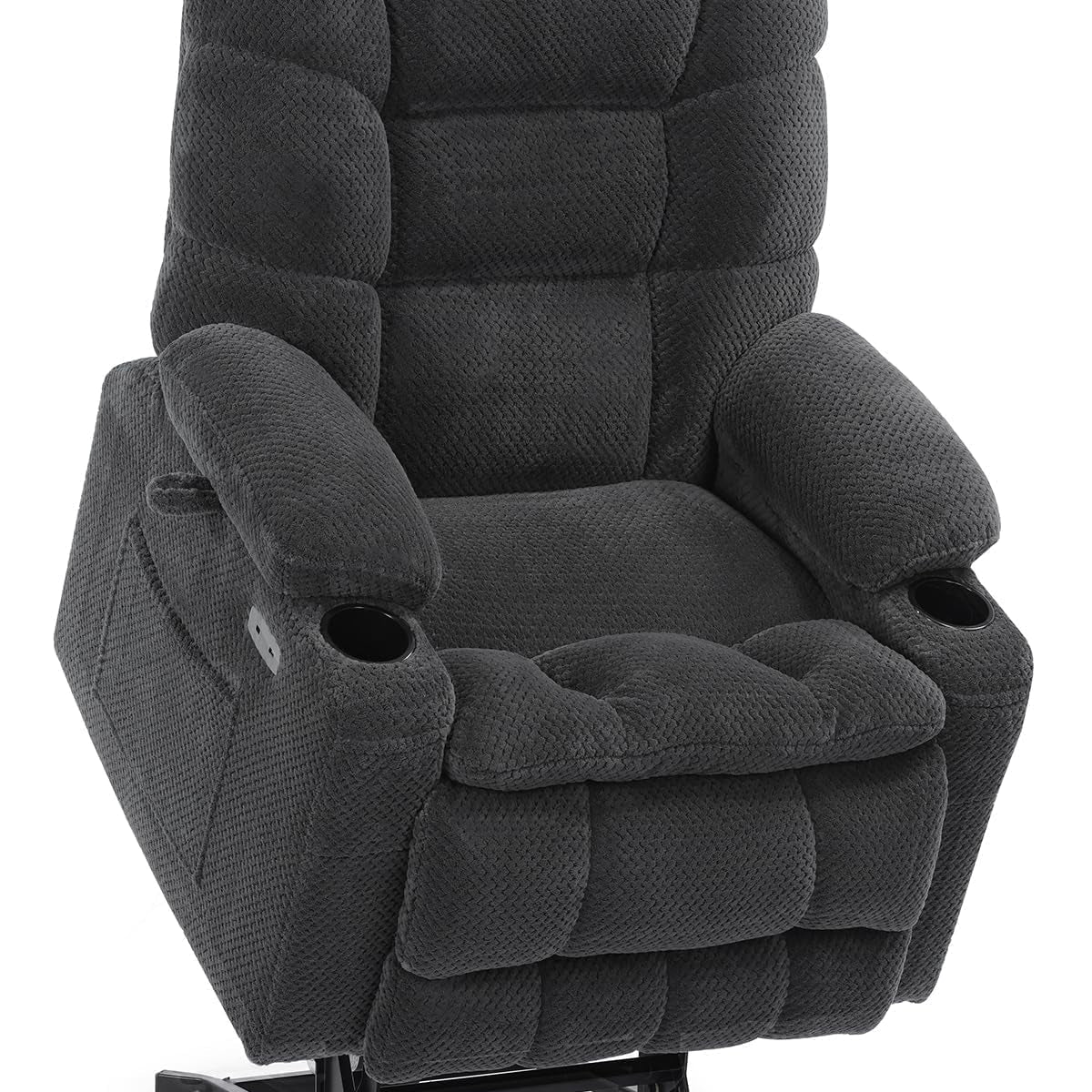 EONIX Dual Motor Lay Flat Power Lift Recliner Chair for Elderly with H ...