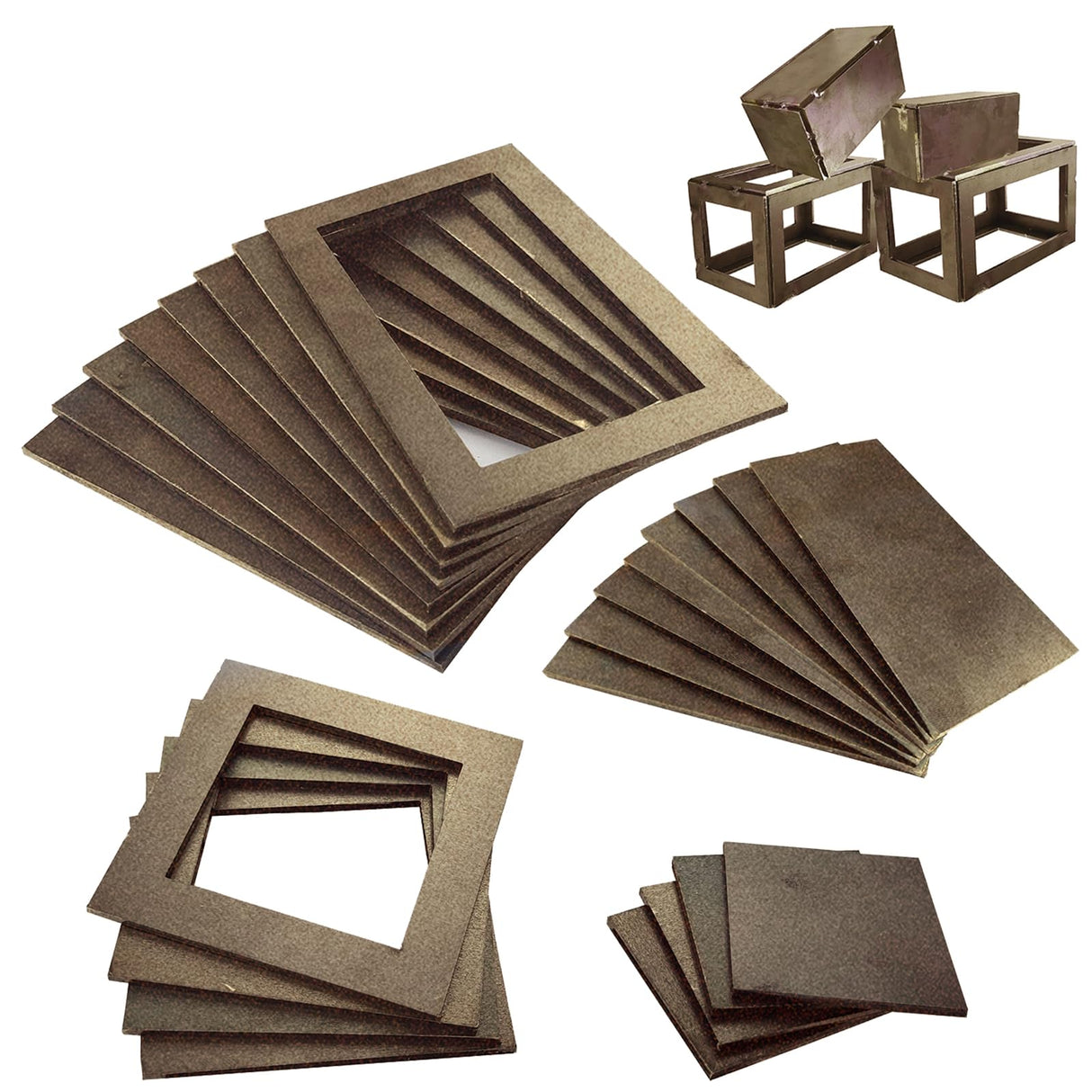 24 Pcs Welding Coupons, 11 Gauge Premium Steel Welding Kit, A36 Steel Plate Welding Equipment, 3x5 3x3 Inch Welding Practice Kit For Beginners, MIG, TIG Stick, Arc, Gas And Brazing Yuleimy