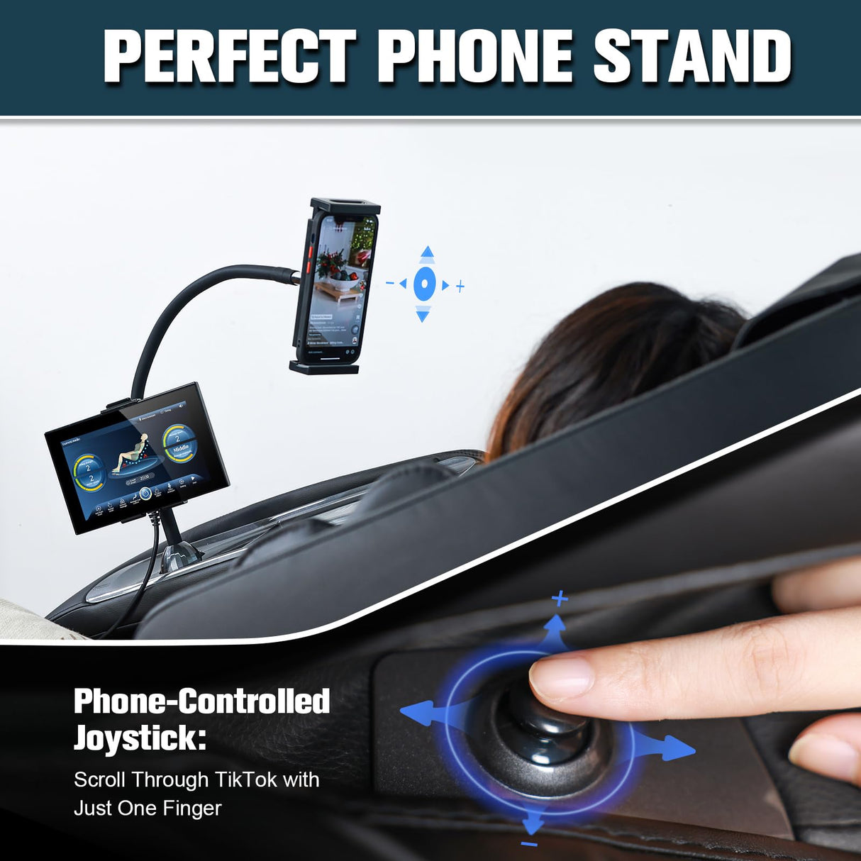 Notired Massage Chair Full Body, 2025 Zero Gravity SL-Track Shiatsu Massage Recliner Chairs with 12 Auto Modes, Foot Rollers, Waist & Calf Heating, Thai Yoga Stretch, AI Control & Body Scan L183 Black Notired