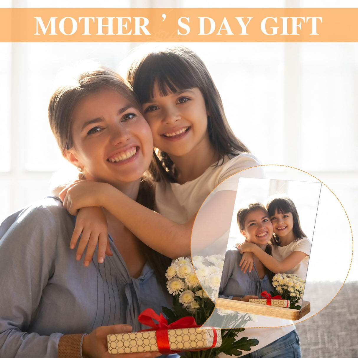 Vercraft 6 Pack Sublimation Photo Frames Blanks 5" x 7" Heat Transfer Metal Picture Frames with Wood Base DIY Photo Prints for Mother's Day Wedding Heat Press Machine Printing Vercraft