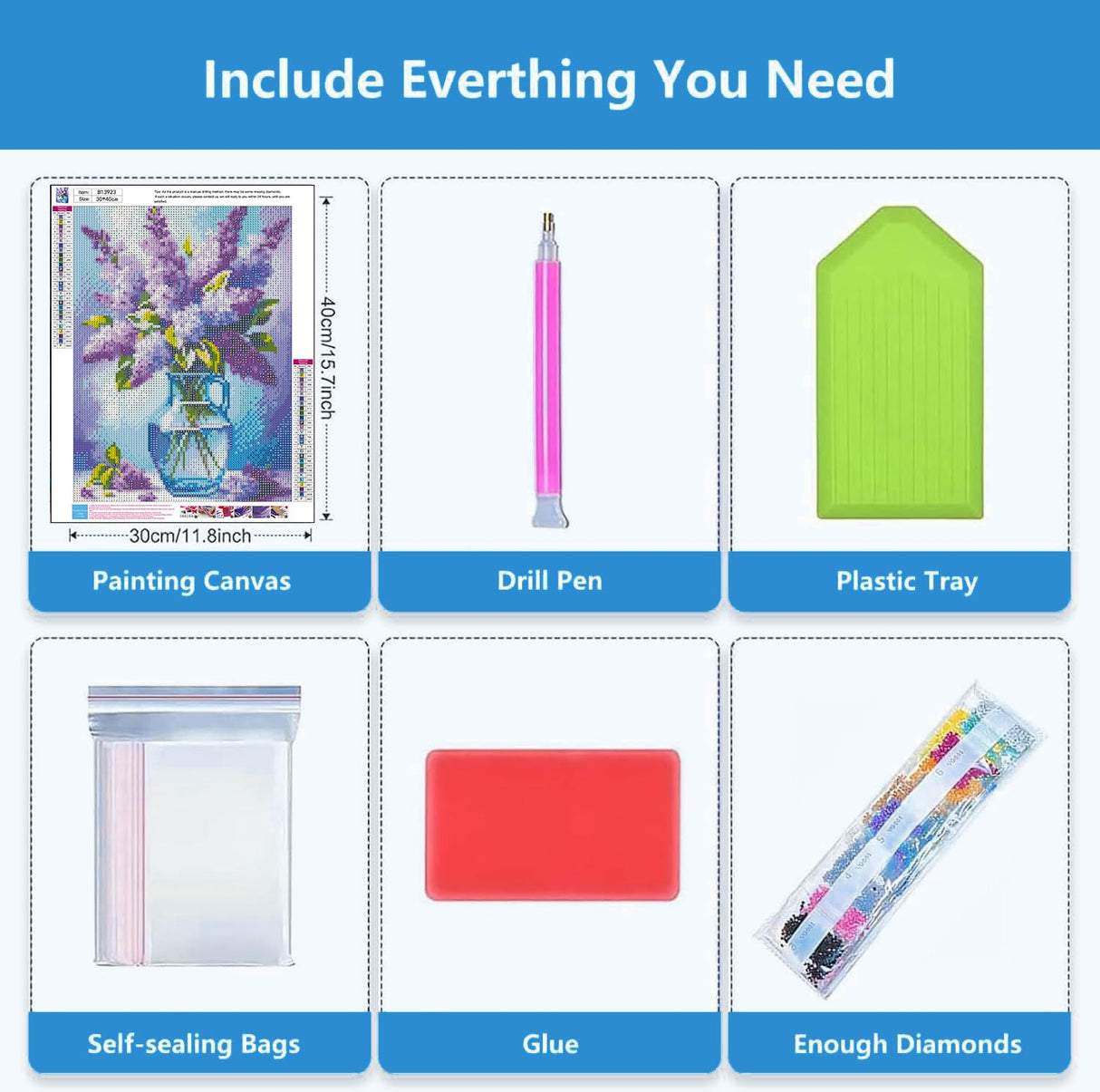 Flower Diamond Arts Kits for Adults-Flowers Diamond Painting Kits for Adults, 5D Vase Diamond Art Kits, DIY Floral Gem Art DIY Crafts Kits Home Wall Decor Gifts 12x16 inch Axquilon