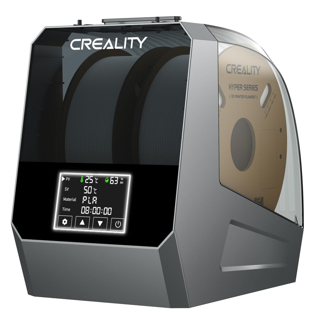 Creality Space PI Filament Dryer, 3D Printer Filament Dryer Box with 360° Heating, Upgraded Filament Dehydrator Storage Box Support Nylon ABS PETG PLA TPU 1.75/2.85mm (Space PI Plus) Creality