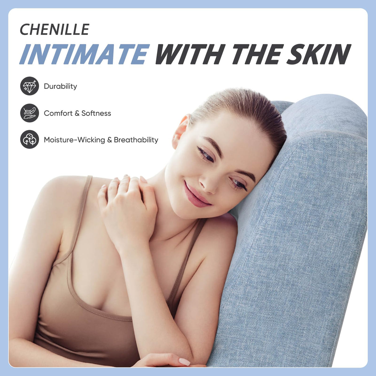 SENYUN Power Recliner Chair Swivel Glider, Large Nursery Glider w/USB Charging Port, Chenille Upholstered Rocker Recliner for Bedroom,Nursery,Living Room,1PC,Blue SENYUN