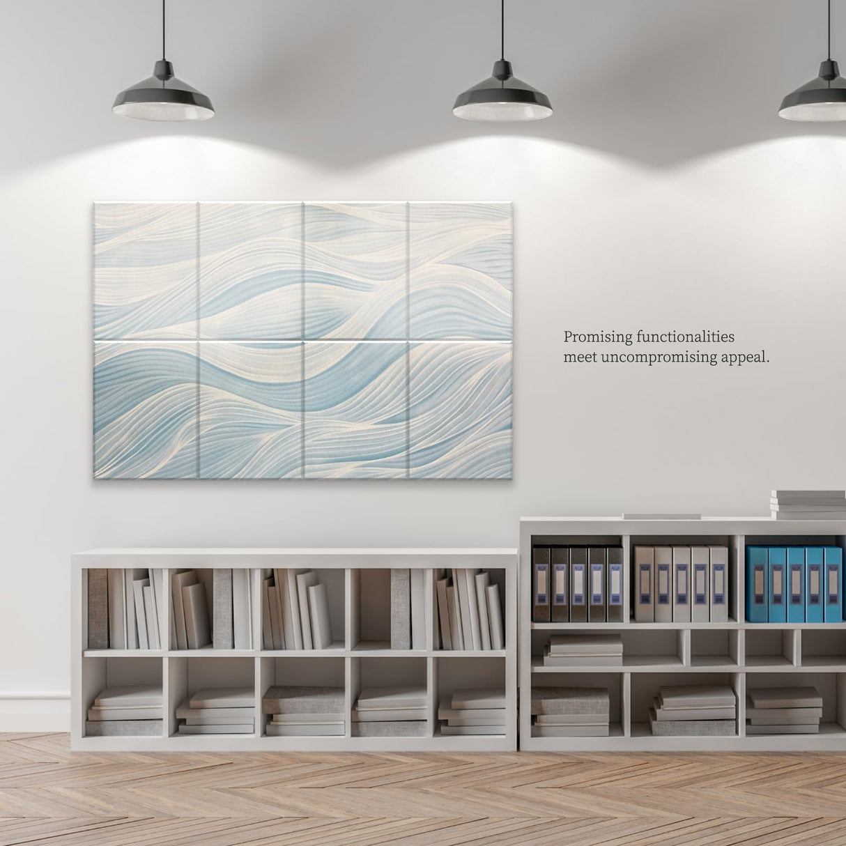 JaneTech 8-Pack Art Acoustic Panels Sound Absorbing Panels, 48x32 Inch Decorative Acoustic Panels, Sound Absorbing Wall Art with Nano Glue for Recording and Home Studio, Office,Conference JaneTech