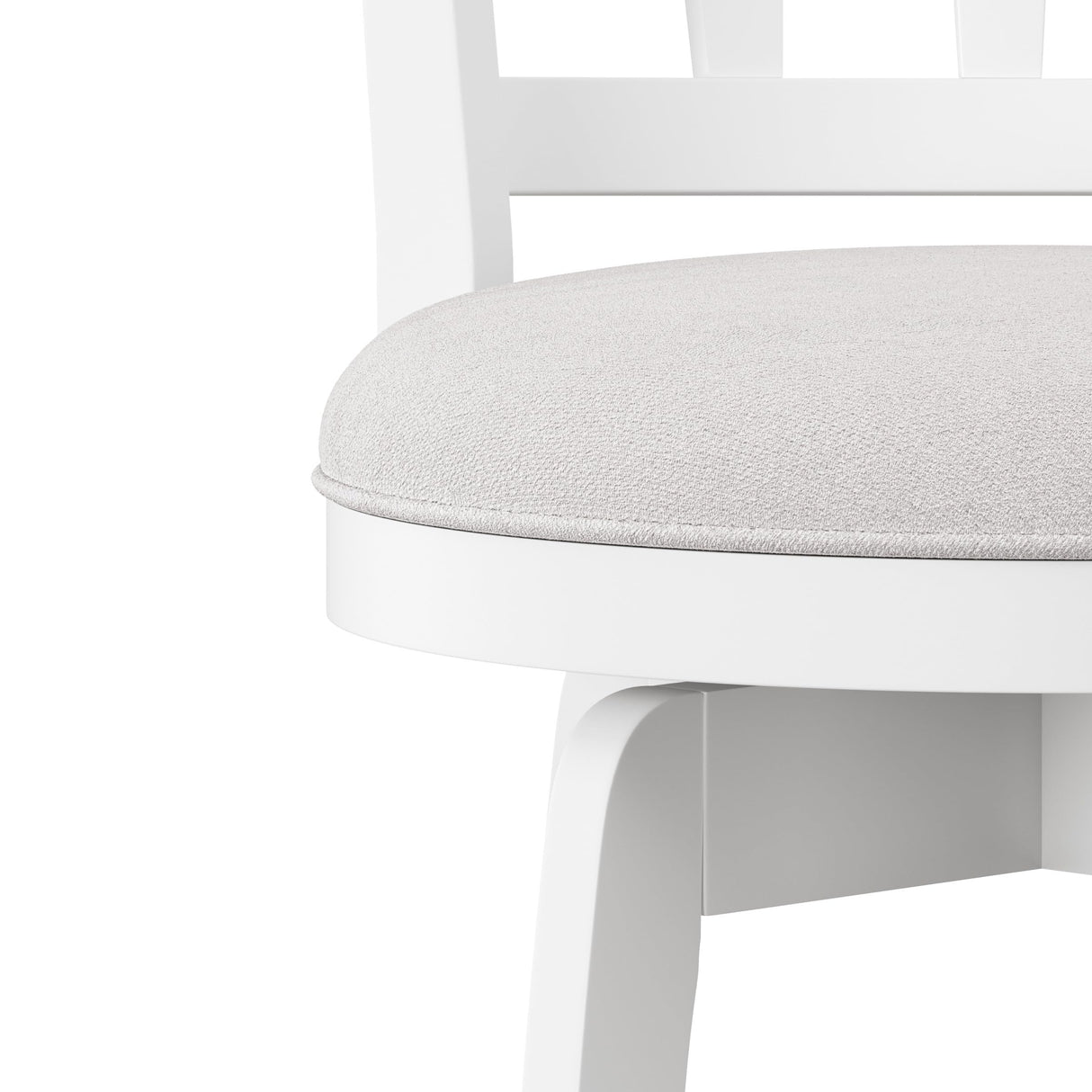 HILLSDALE Presque ISLE Wood Counter Height Swivel Stool White Hillsdale