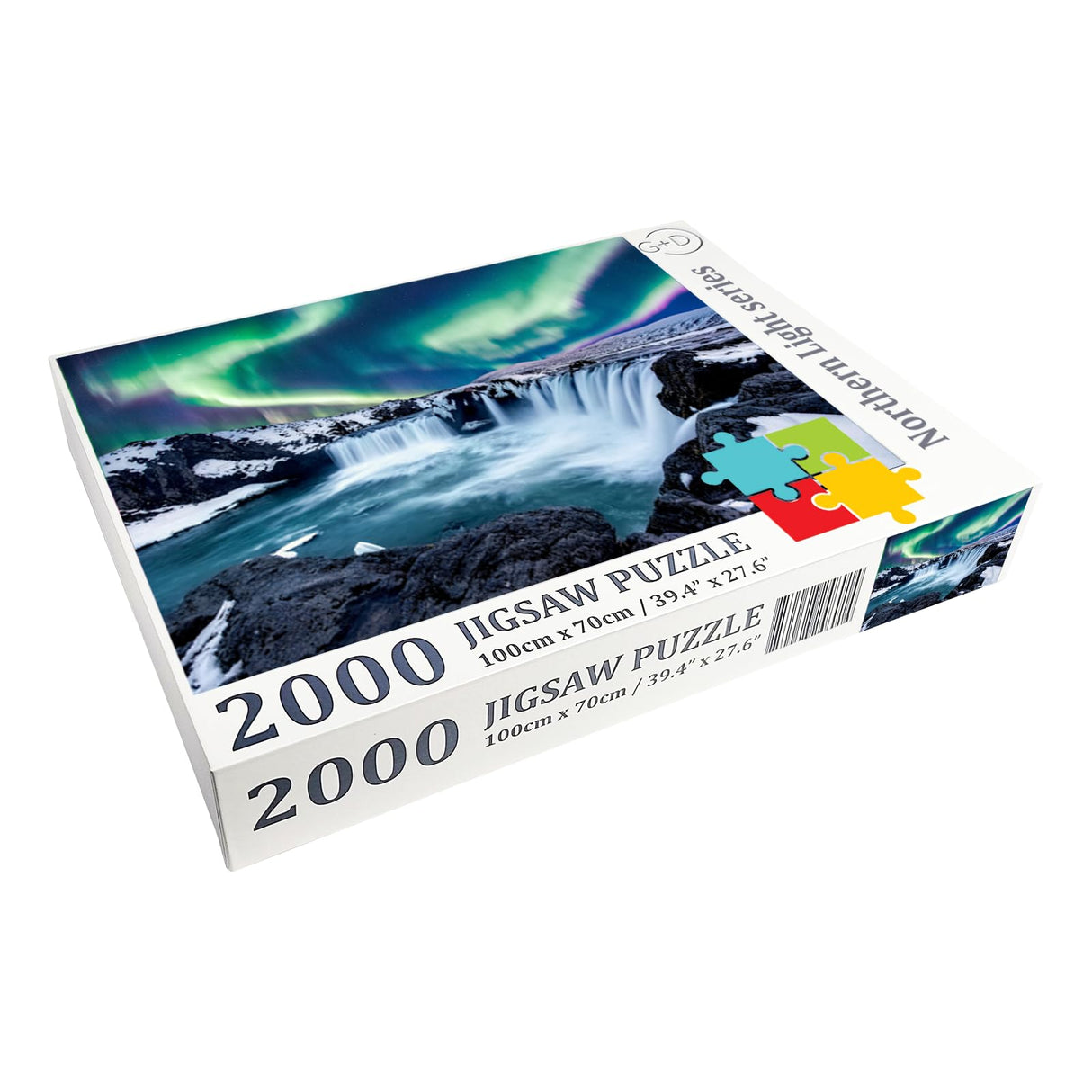 G+D Puzzles for Adults - Majestic Northern Lights of Norway - A 2000 Piece Paper Puzzle for Family and Friends G+D